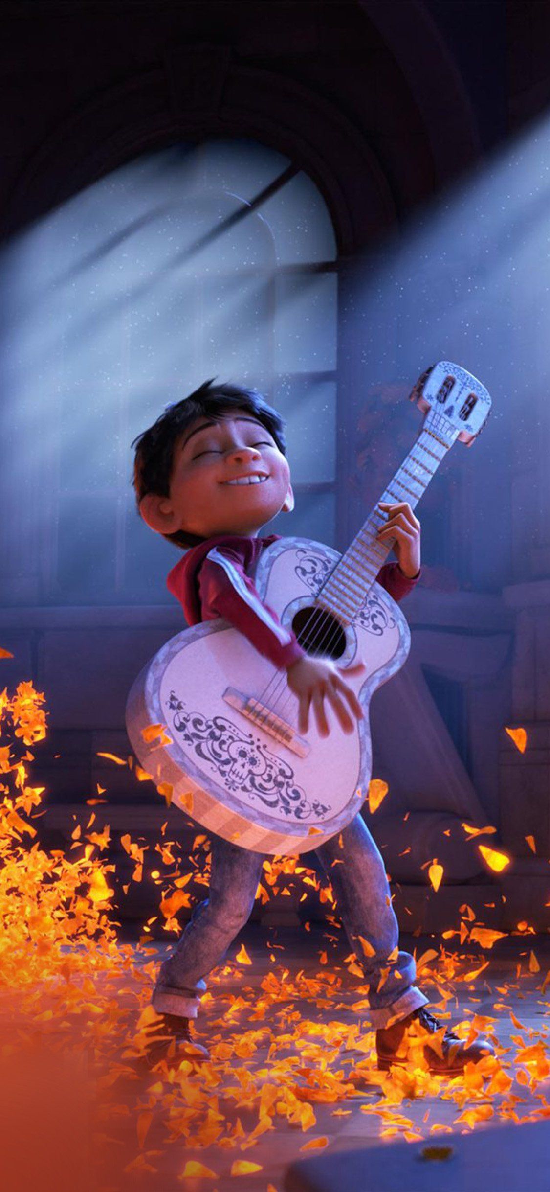 Miguel con chitarra, Coco Pixar, 1125x2436 Full HD Verticale, Smartphone