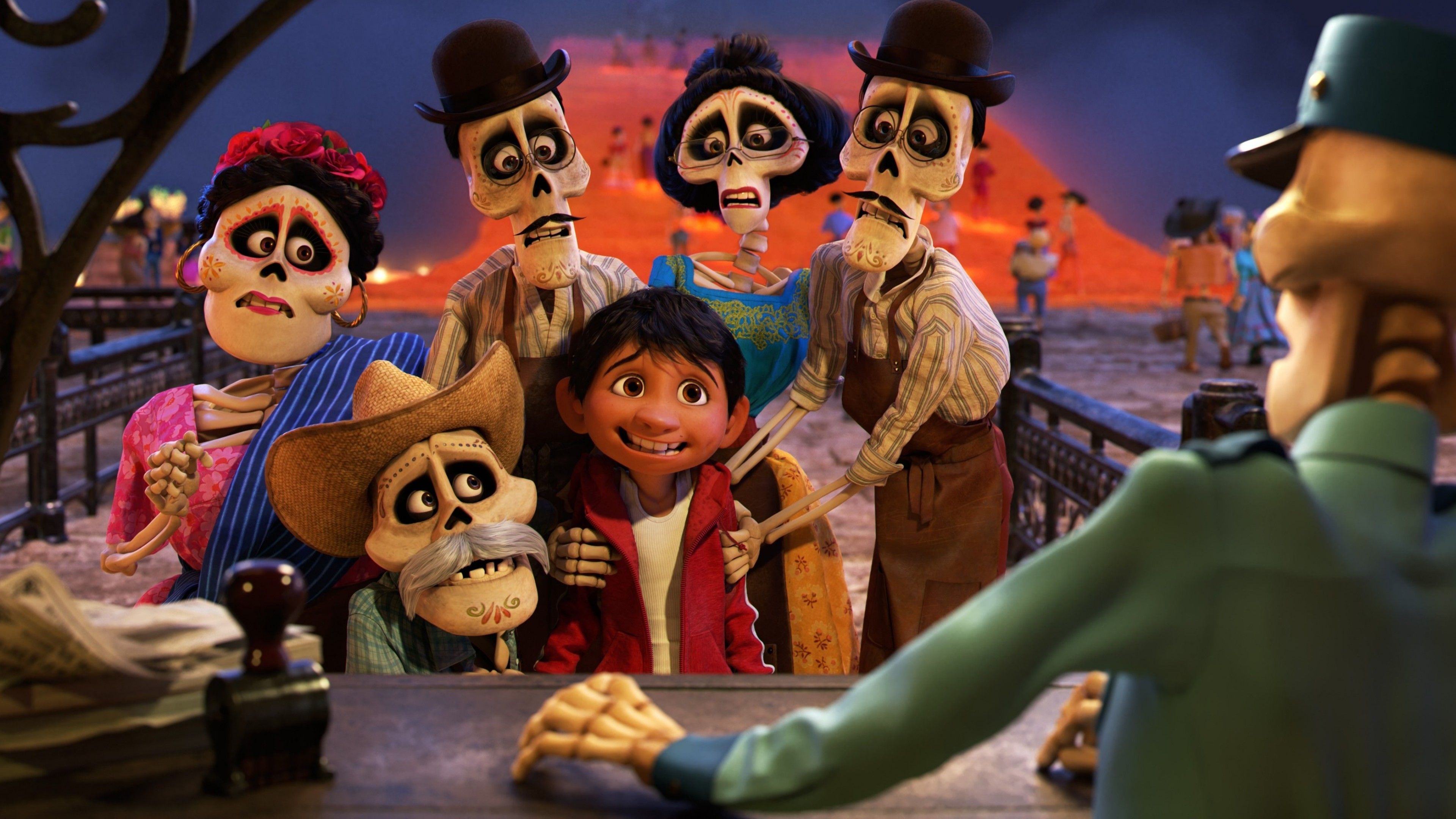Miguel e famiglia Coco Pixar, 3840x2160 UHD, Monitor 4K