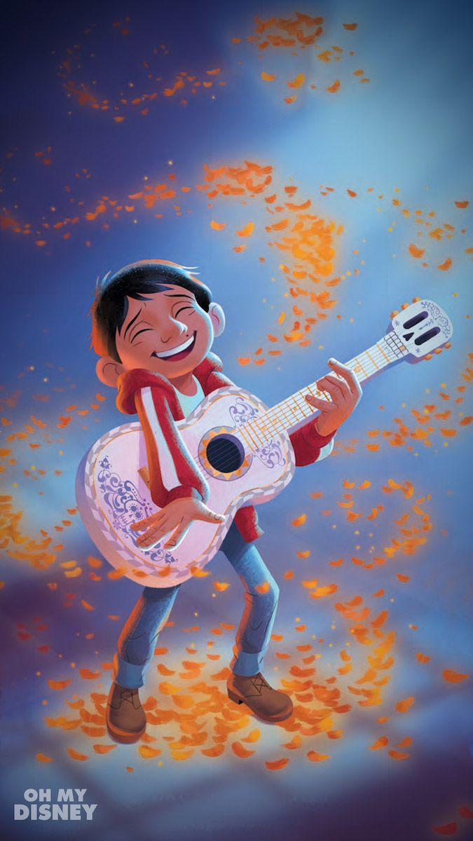 Miguel con chitarra Coco, Pixar, 675x1200 Full HD Verticale, Smartphone