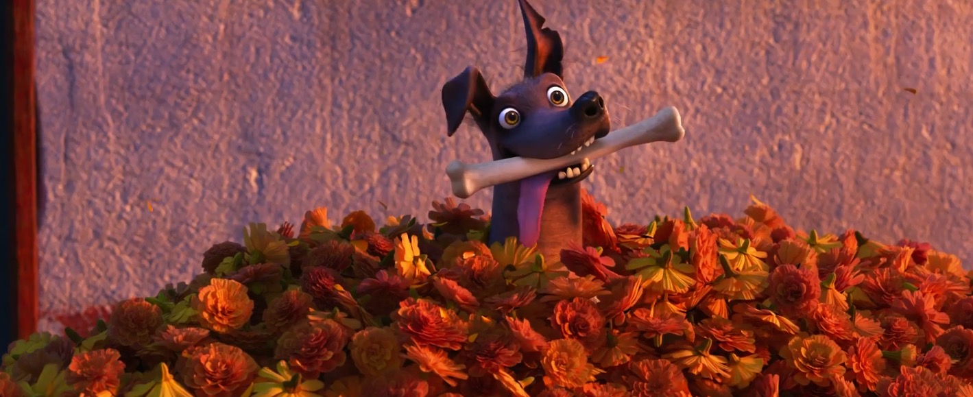 Dante cane Coco Pixar, 1419x579 Panoramico, Dual Screen