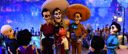 Personaggi scheletri Coco Pixar, 4096x1715 Ultrawide, Dual Monitor