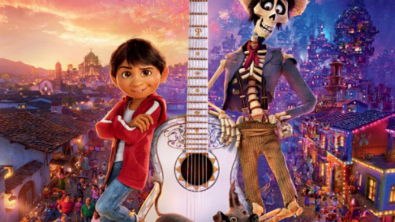 Miguel e scheletro Coco Pixar, 1600x900 900p, Laptop