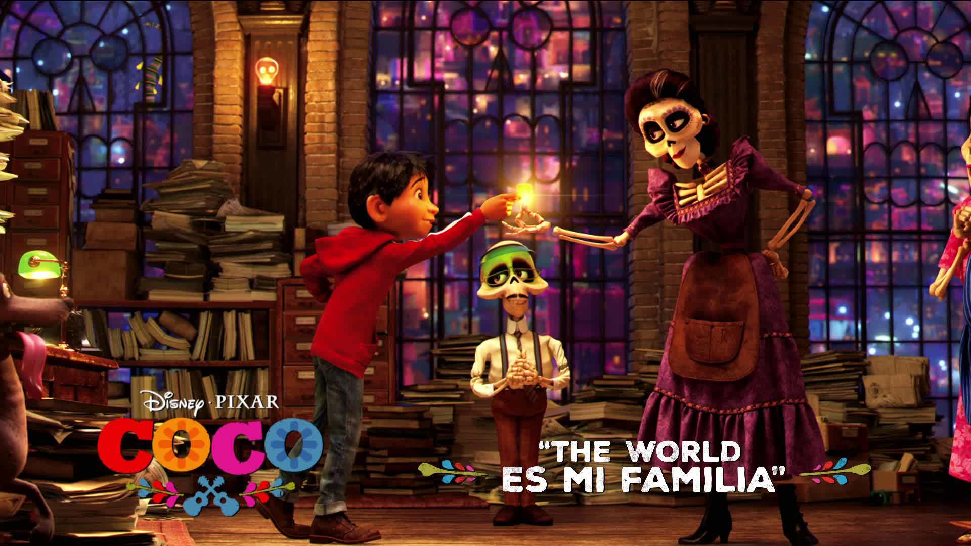 Coco Pixar Miguel scheletro famiglia, 1920x1080 Full HD 1080p, Desktop