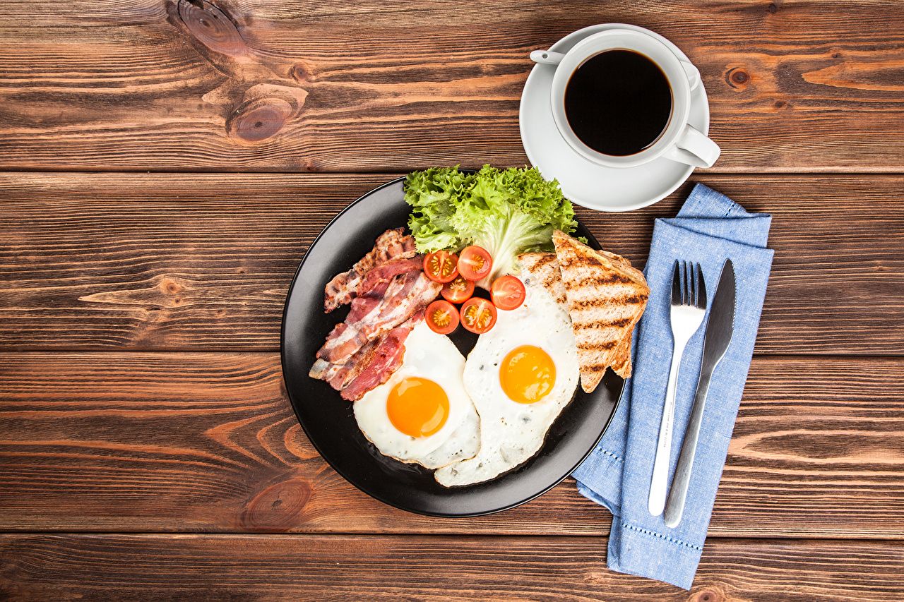 Colazione con uova e caffè, 1280x853 HD, Desktop