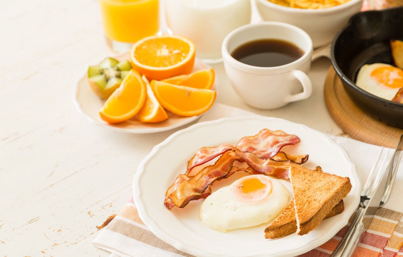 Colazione con uovo e bacon, 1332x850 720p, Laptop
