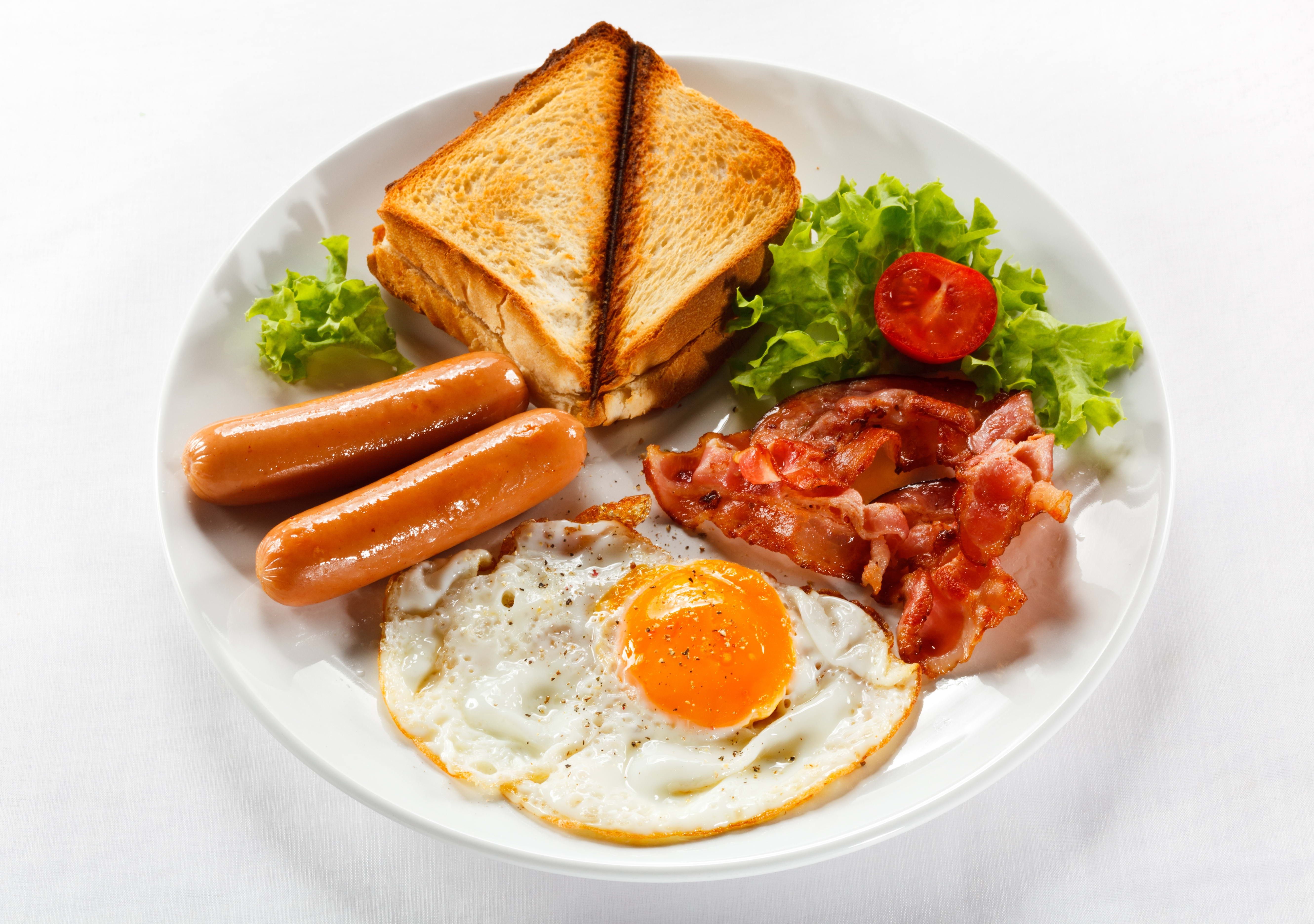 Piatto colazione uovo pancetta toast, 5322x3744 Ultra HD, 4K TV