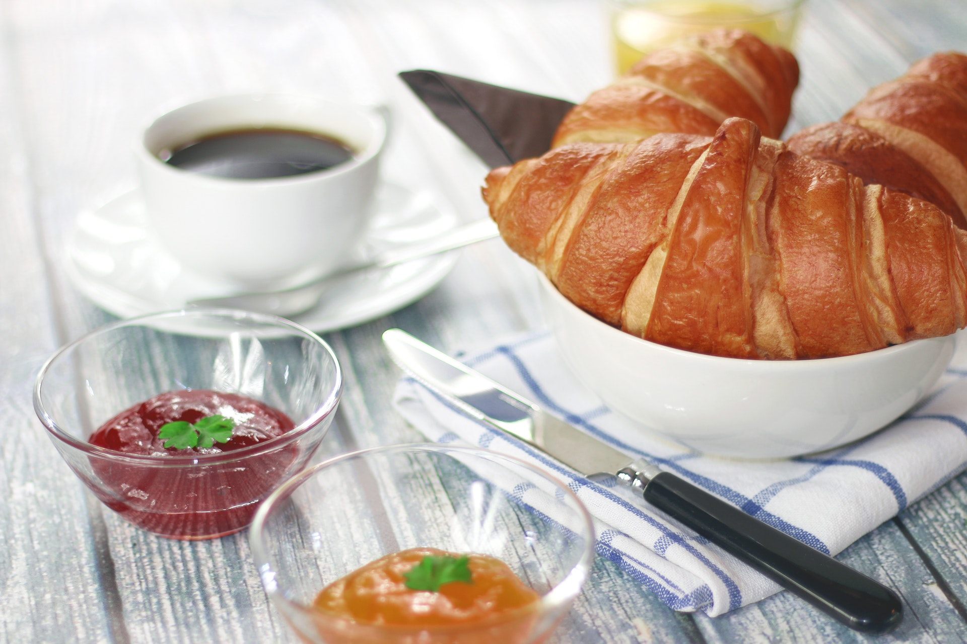 Croissant, caffè e marmellate, 1920x1280 WUXGA, iMac