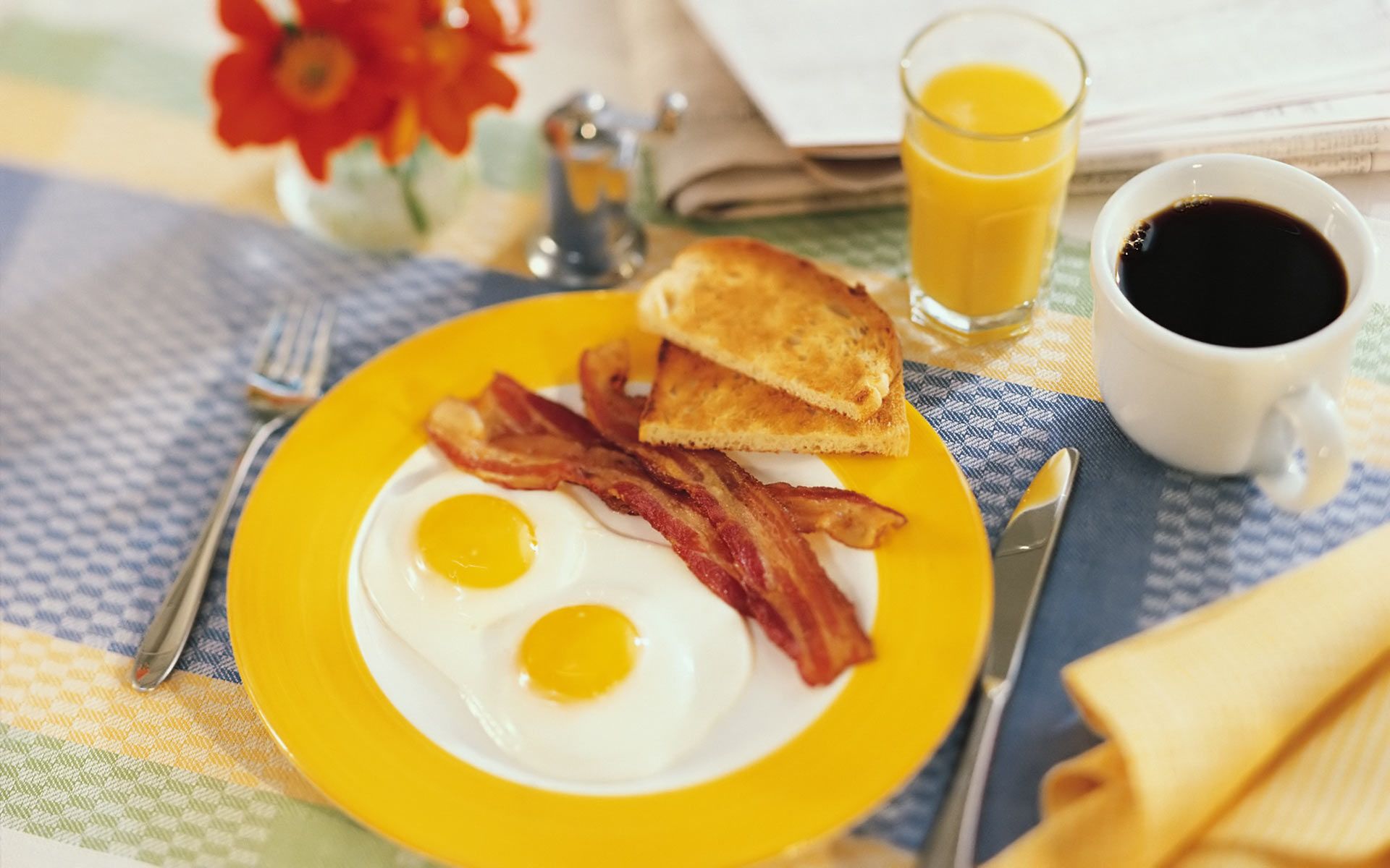 Colazione uova bacon pancetta, 1920x1200 WUXGA, Desktop