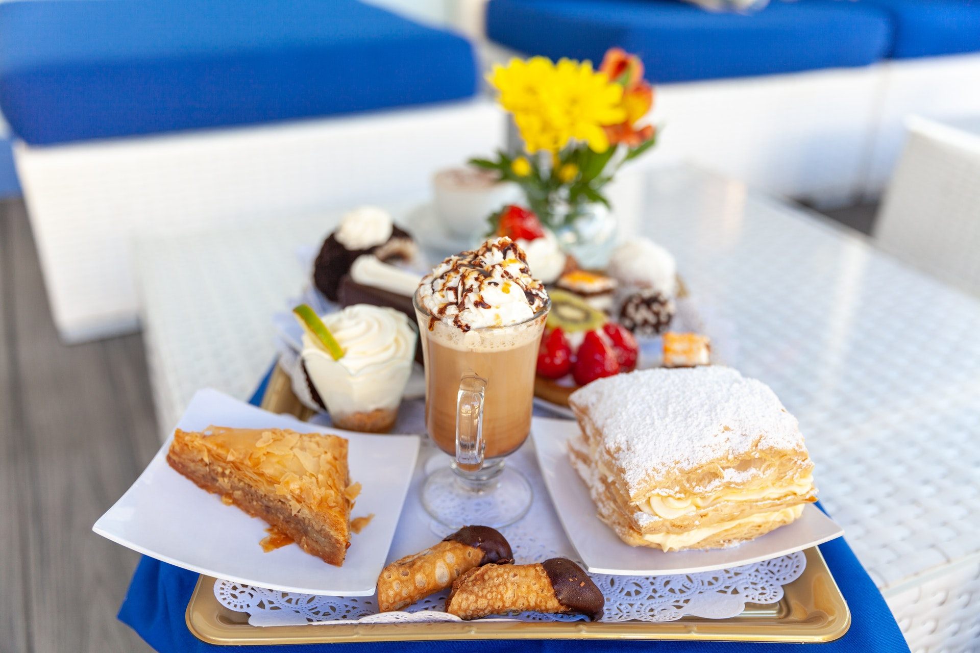Colazione con dolci e caffè, 1920x1280 Full HD+, Desktop