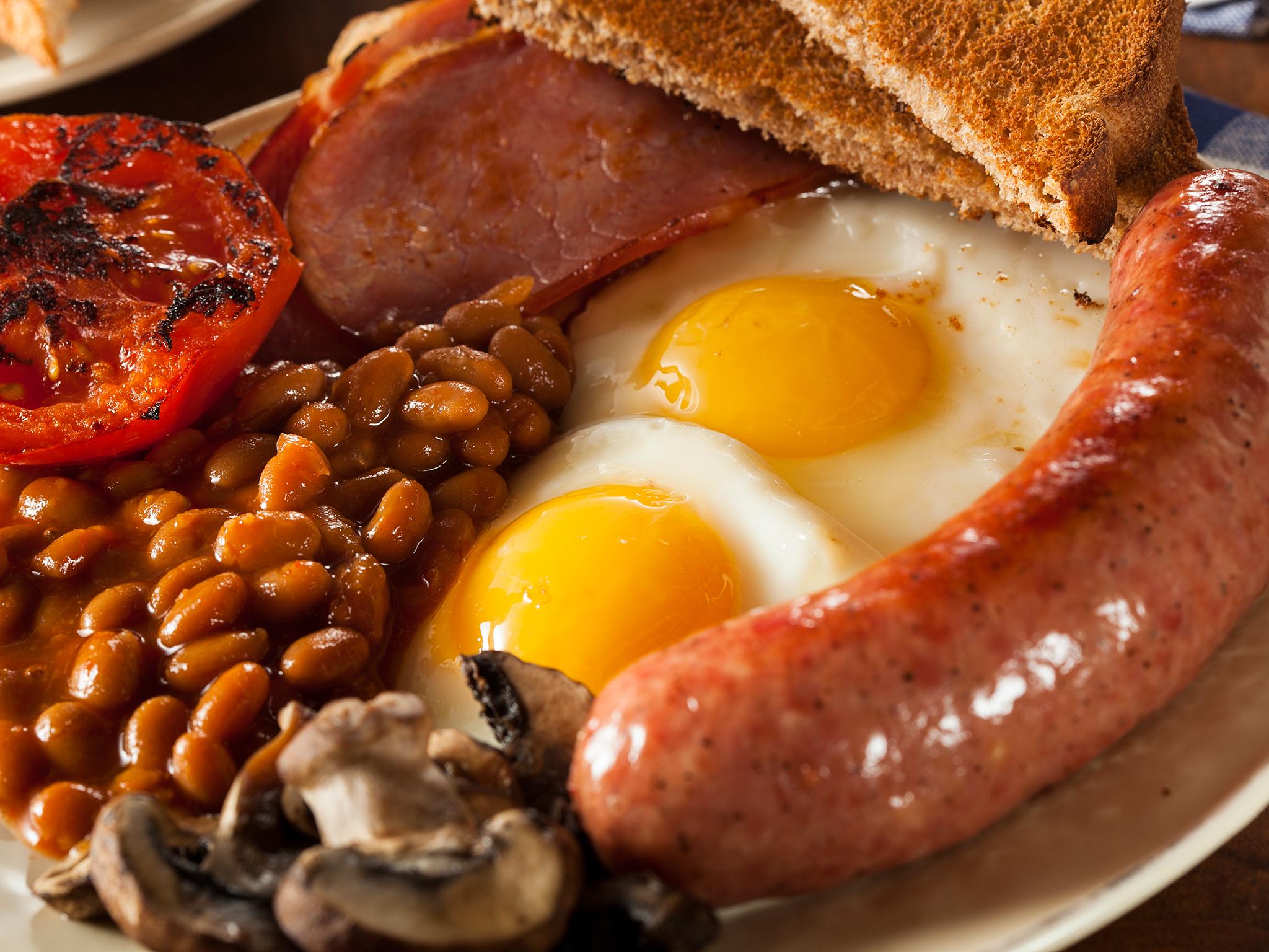 Colazione inglese piatto completo, 2048x1536 2K, Desktop
