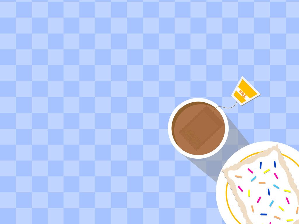 Tè e ciambella con confetti, 1024x768 HD, iMac
