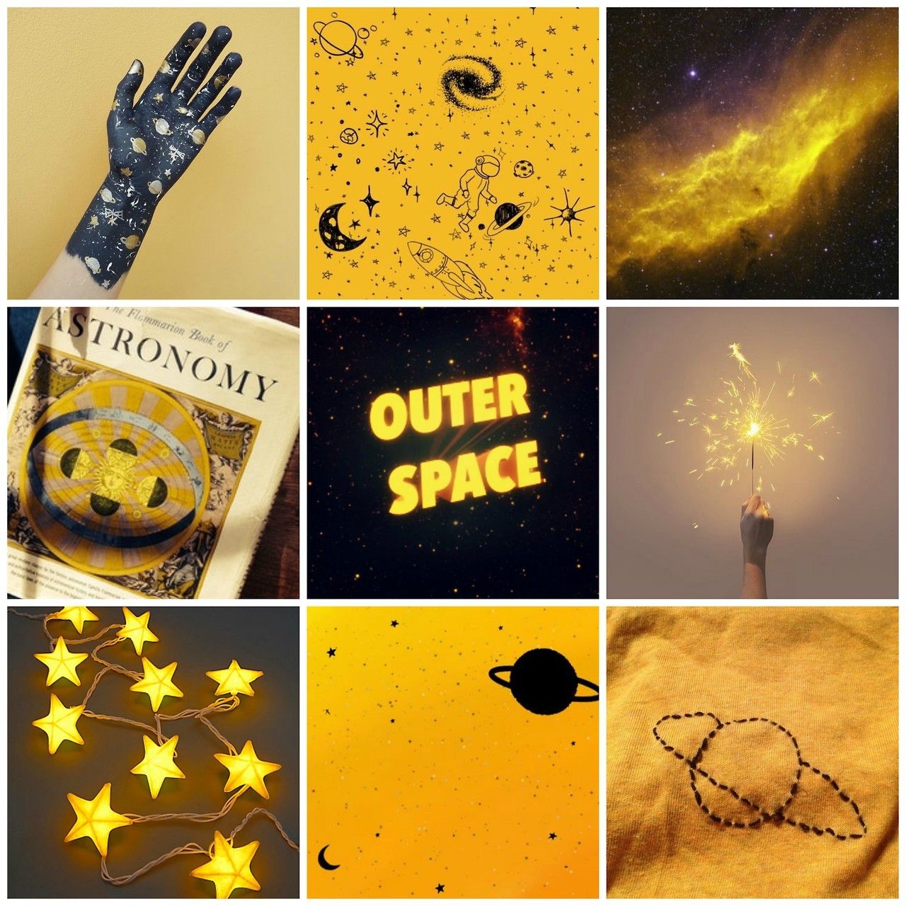 Collage estetico giallo Tassorosso, 923x1280 Verticale, Xiaomi