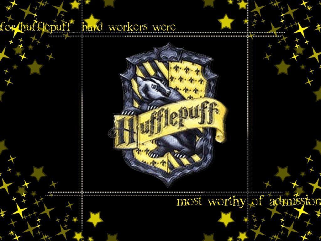 Collage testo Hufflepuff giallo, 1014x1800 Verticale, Telefono