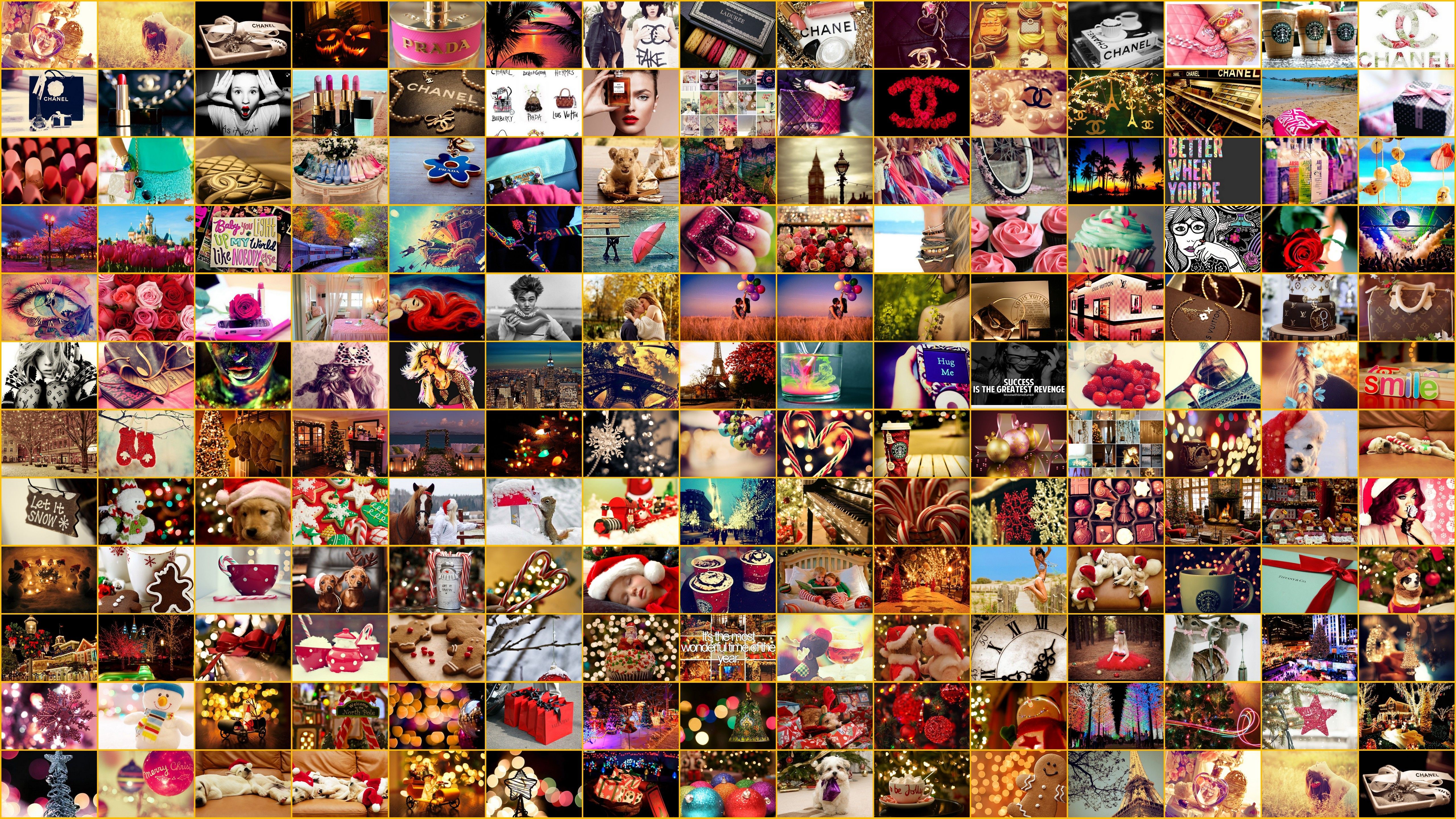 Collage moda vestiti accessori, 1279x779 HD, Acer Nitro