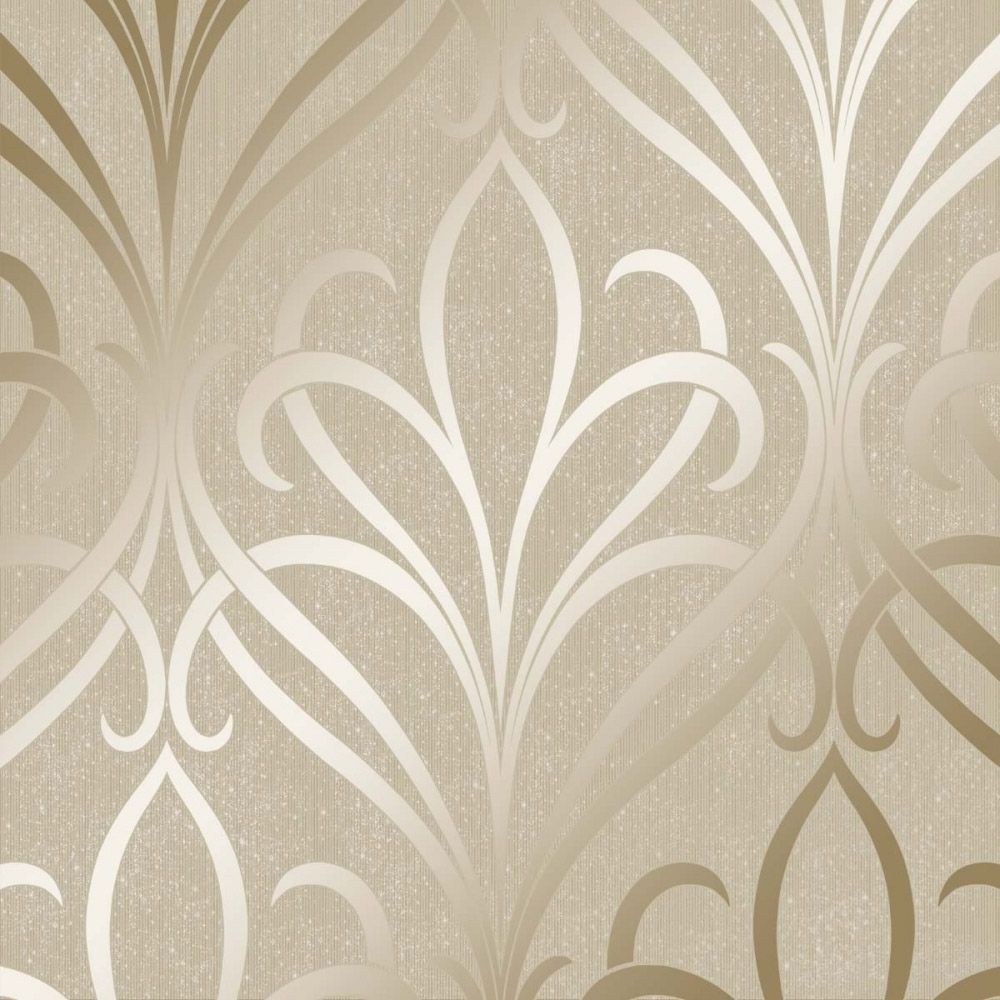 Damask crema e oro, 1000x1000 HD, Desktop