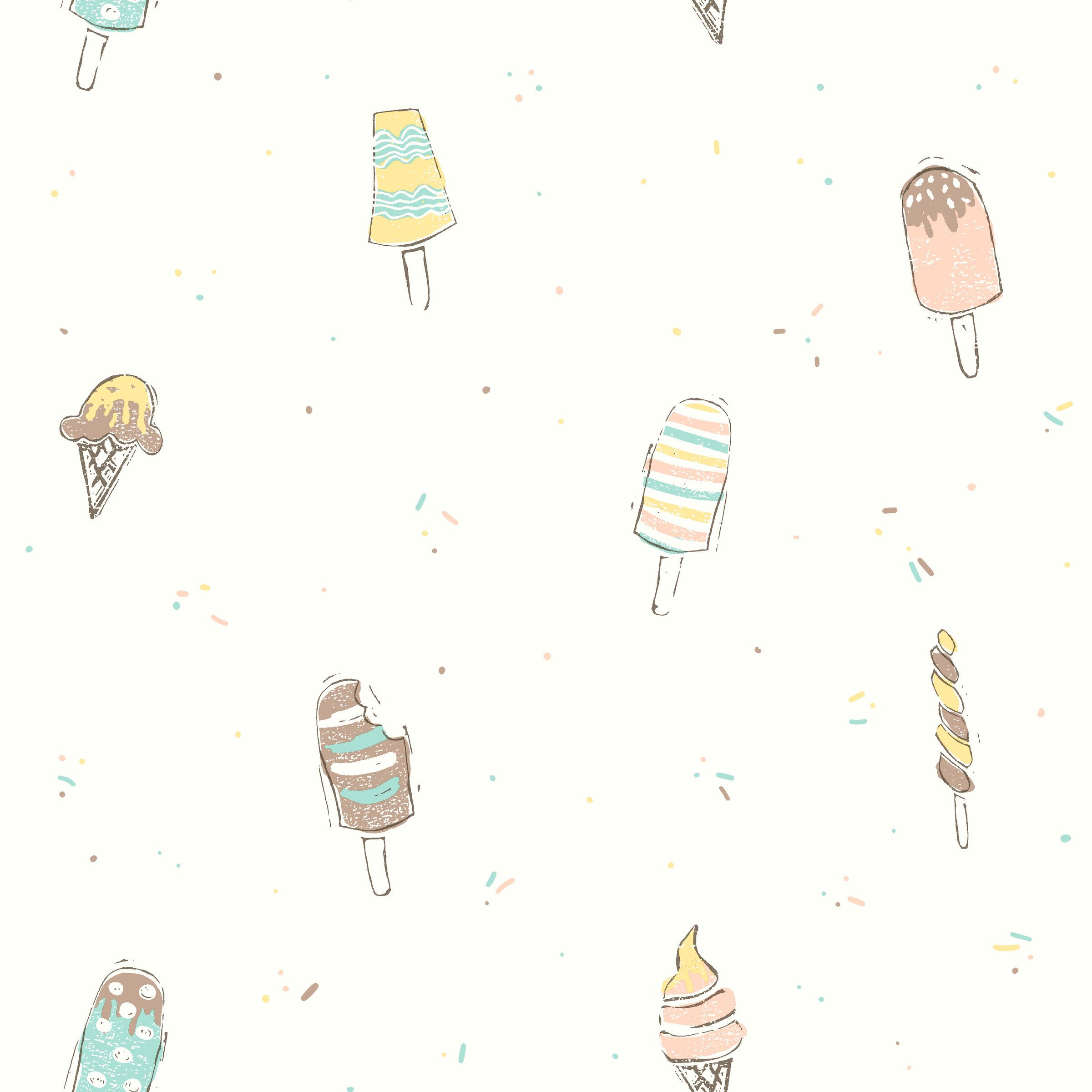 Gelati e ghiaccioli pastello, 2400x2400 2K, Laptop