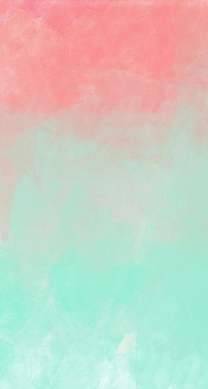 Sfondo acquerello rosa e menta, 713x1334 Verticale, Mobile