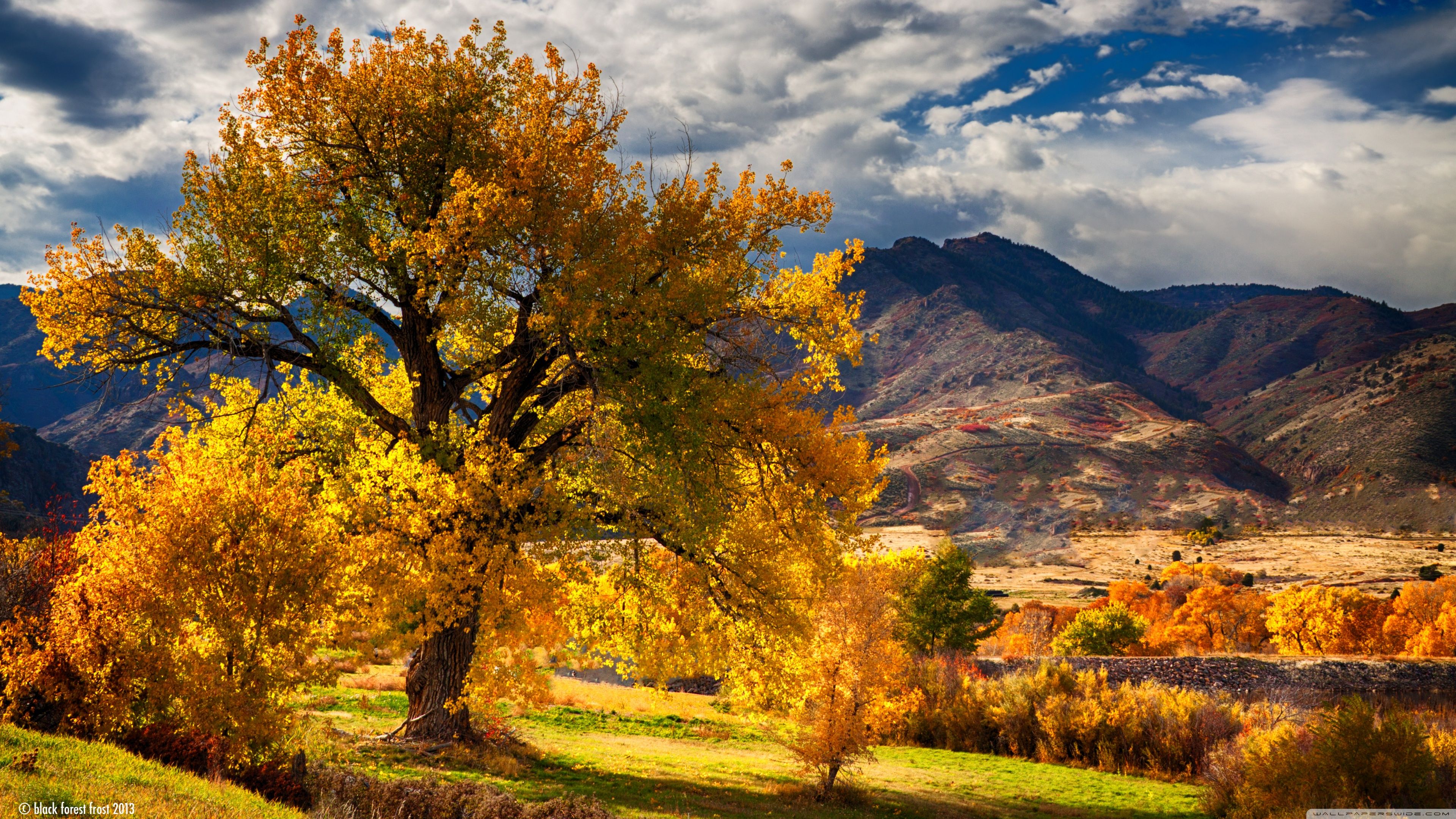 Paesaggio autunnale Colorado montagne, 3840x2160 4K Ultra HD, Monitor 4K