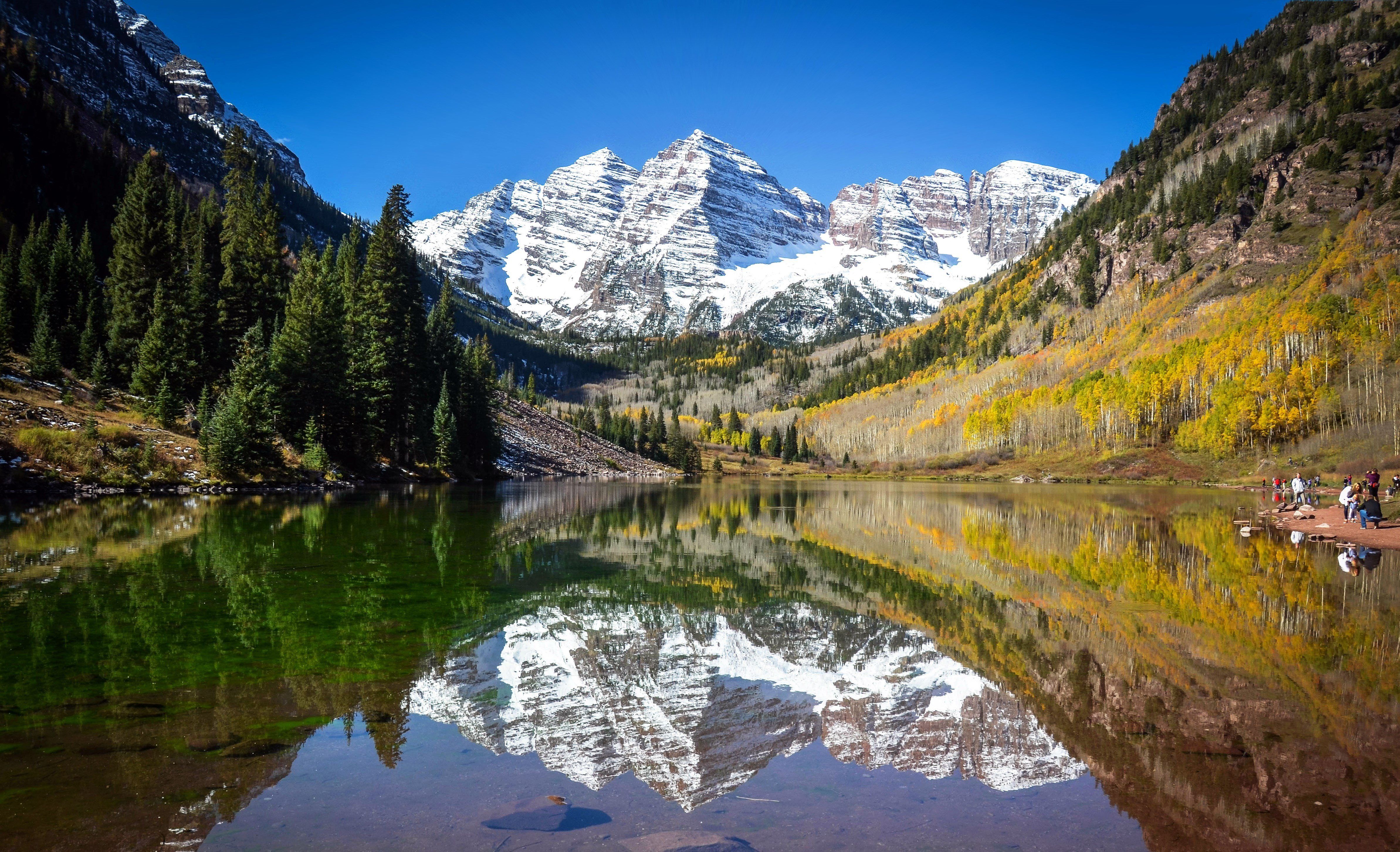 Maroon Bells lago montagne, 4773x2904 4K Ultra HD, Monitor 4K