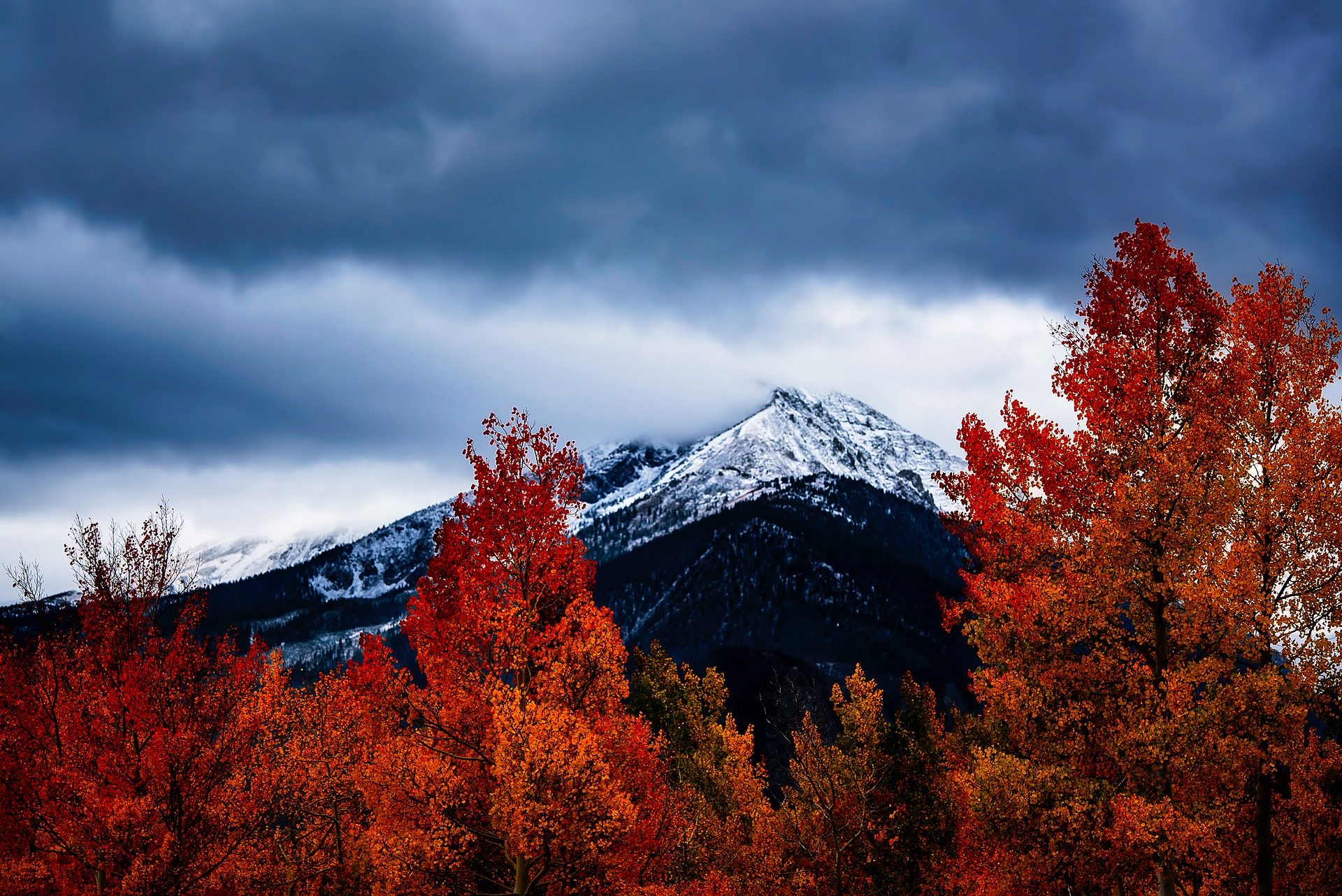 Montagne innevate autunno Colorado, 1920x1282 WUXGA, Desktop