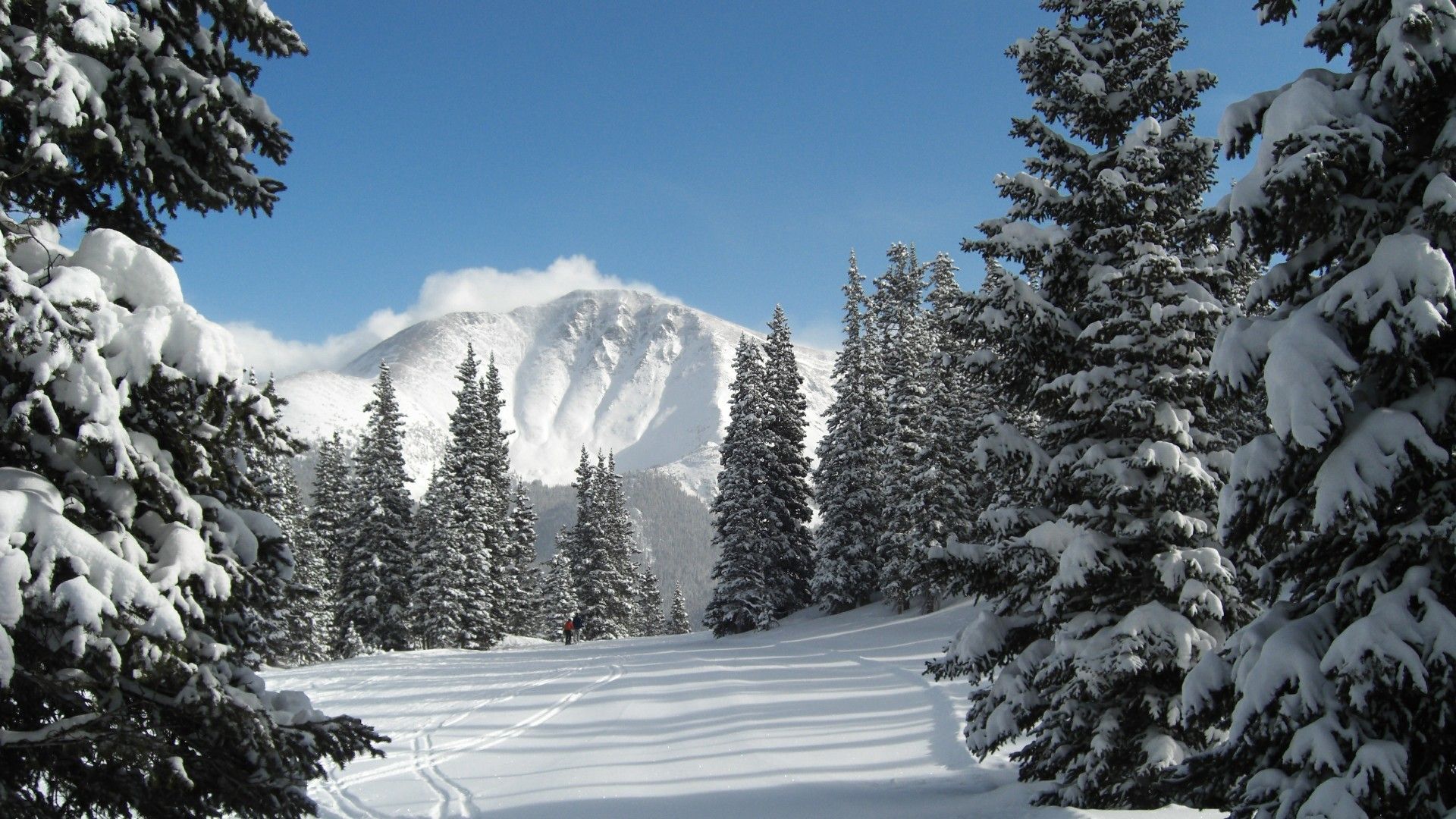 Montagna innevata Colorado inverno, 1920x1080 Full HD 1080p, Desktop
