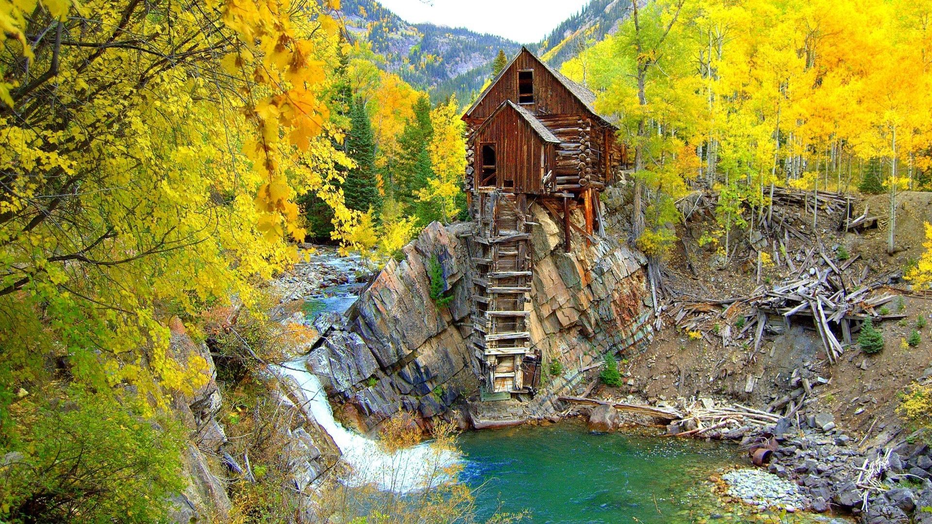 Crystal Mill Colorado autunno, 1920x1080 1080p, Desktop