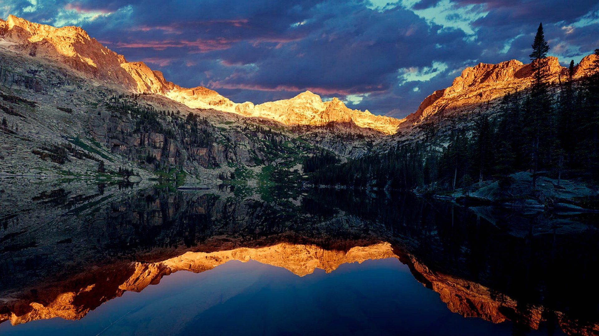 Montagne Rocciose tramonto Colorado, 1920x1080 Full HD 1080p, Desktop