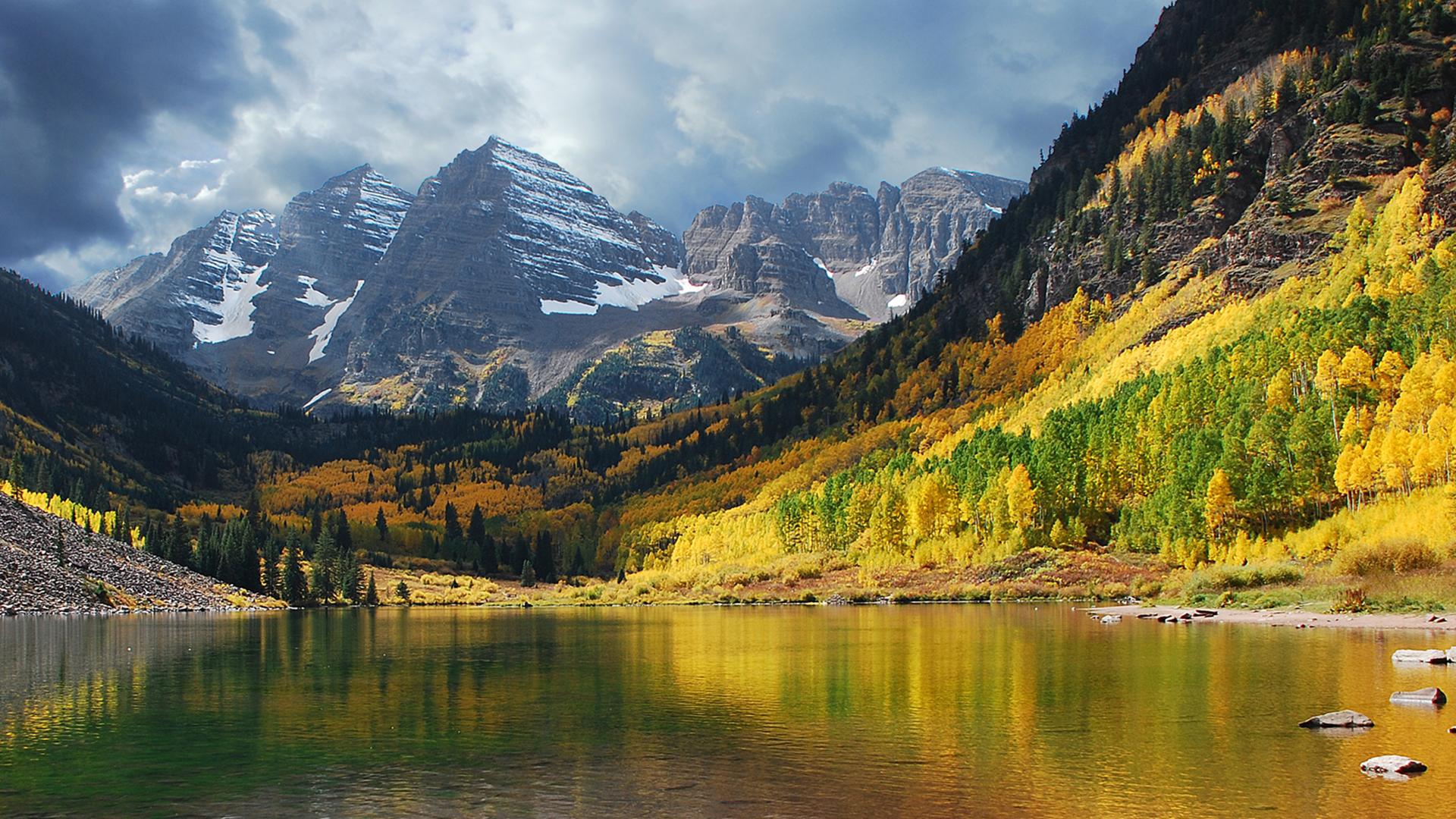 Montagne Maroon Bells Colorado, 1920x1080 Full HD, Desktop