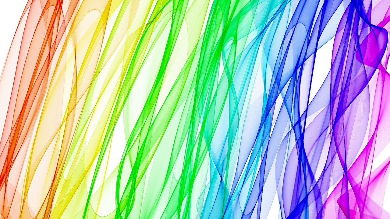 Linee arcobaleno astratte colorate, 1280x720 HD, Lenovo Legion
