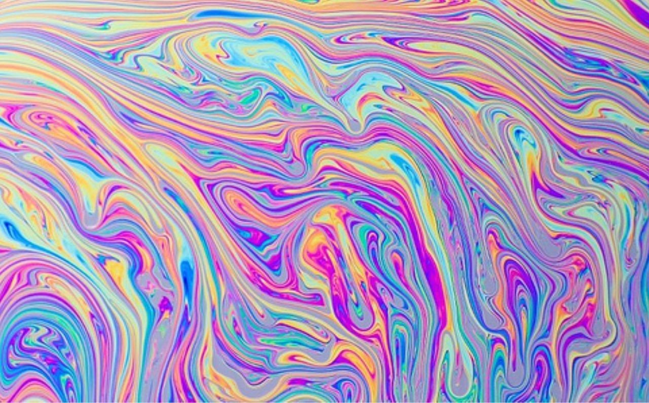 Vortice colorato olio arcobaleno, 1280x796 HD, Laptop