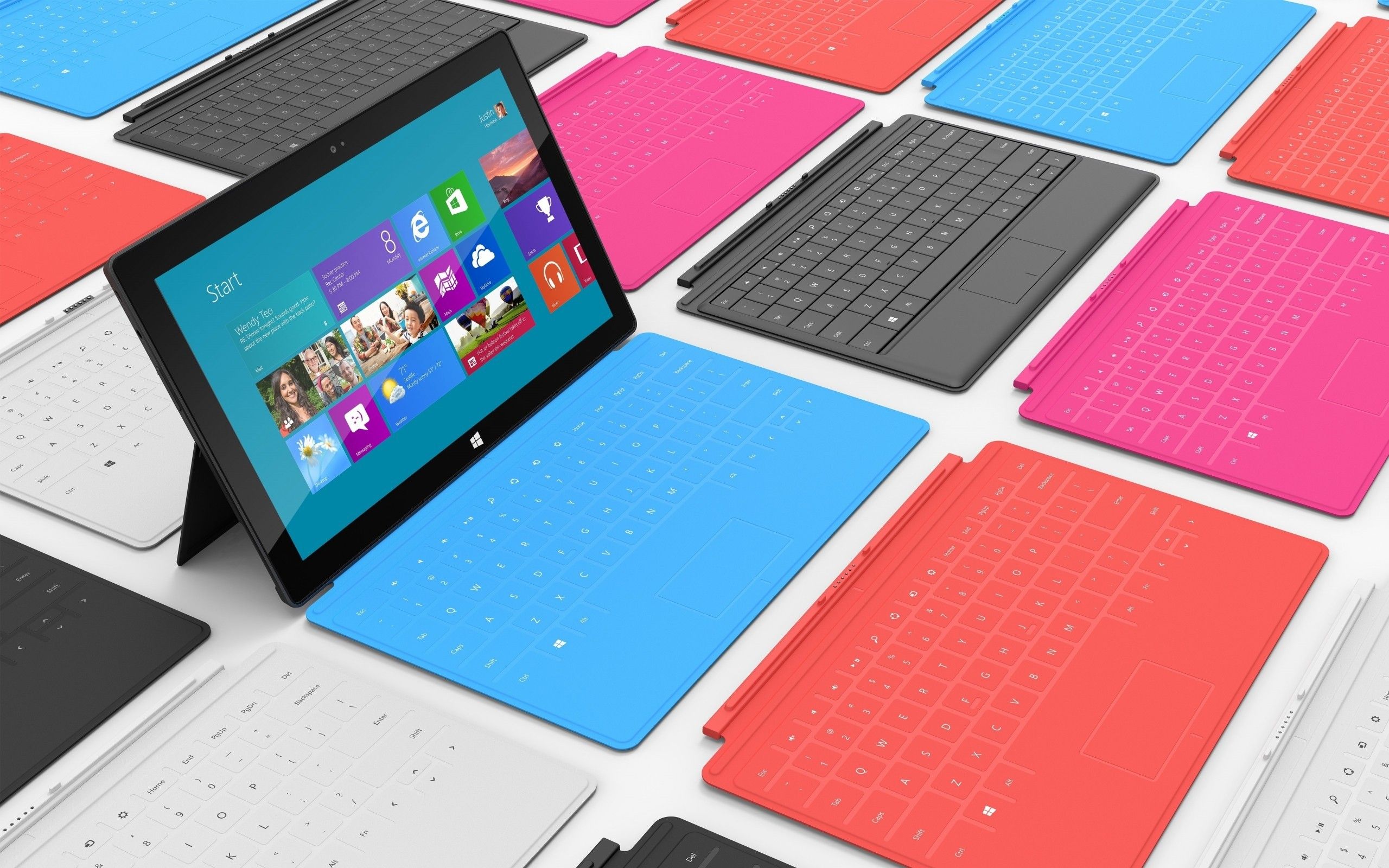 Tablet con tastiere colorate, 2560x1600 WQXGA, Notebook