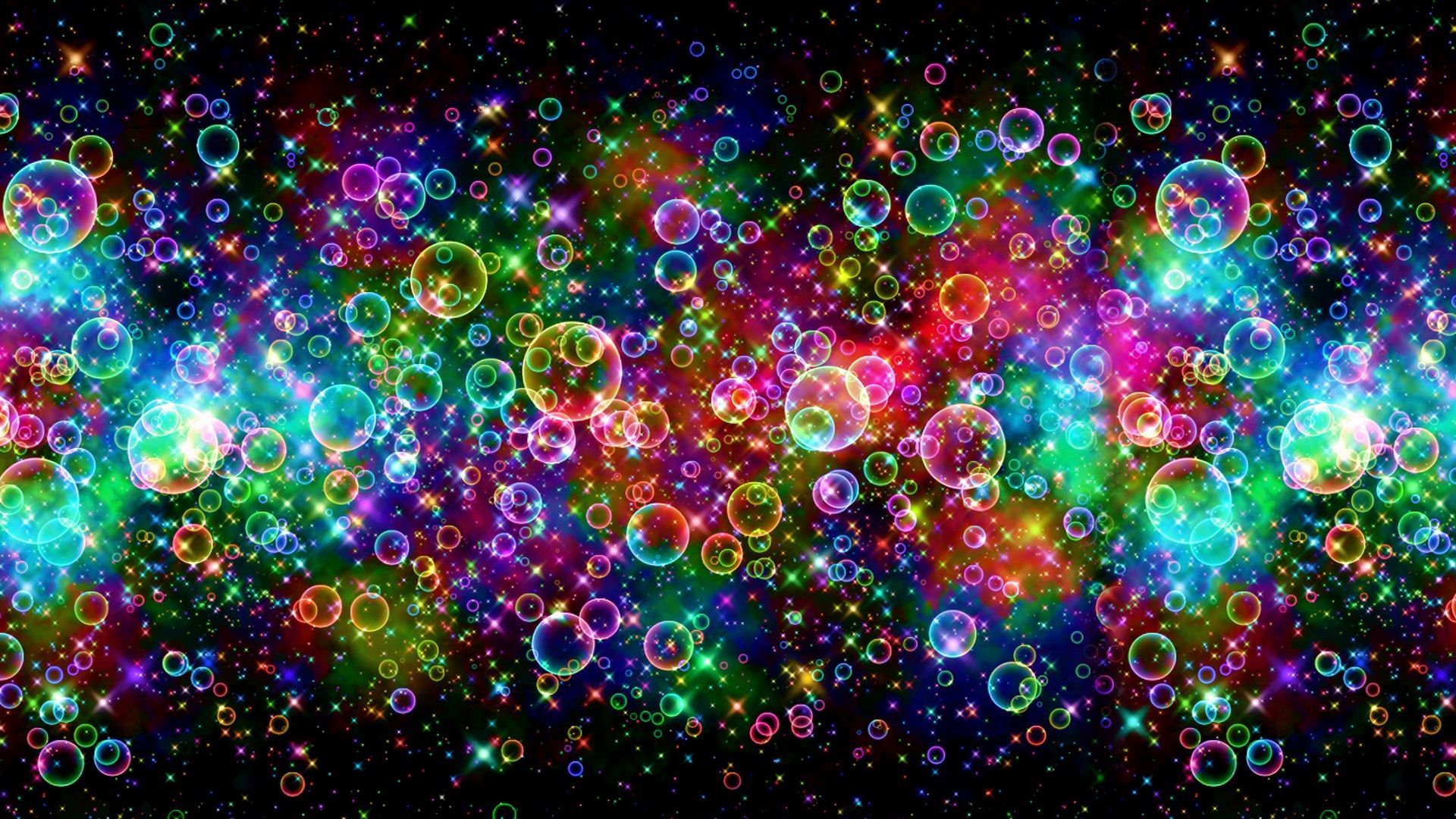 Bolle colorate luminose, 1920x1080 Full HD 1080p, Notebook Gaming