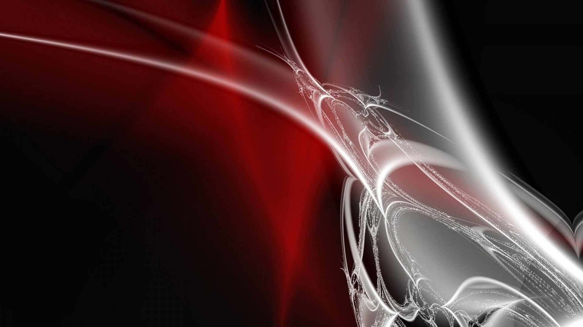 Astratto 3D rosso e bianco, 1920x1080 Full HD 1080p, Dell XPS