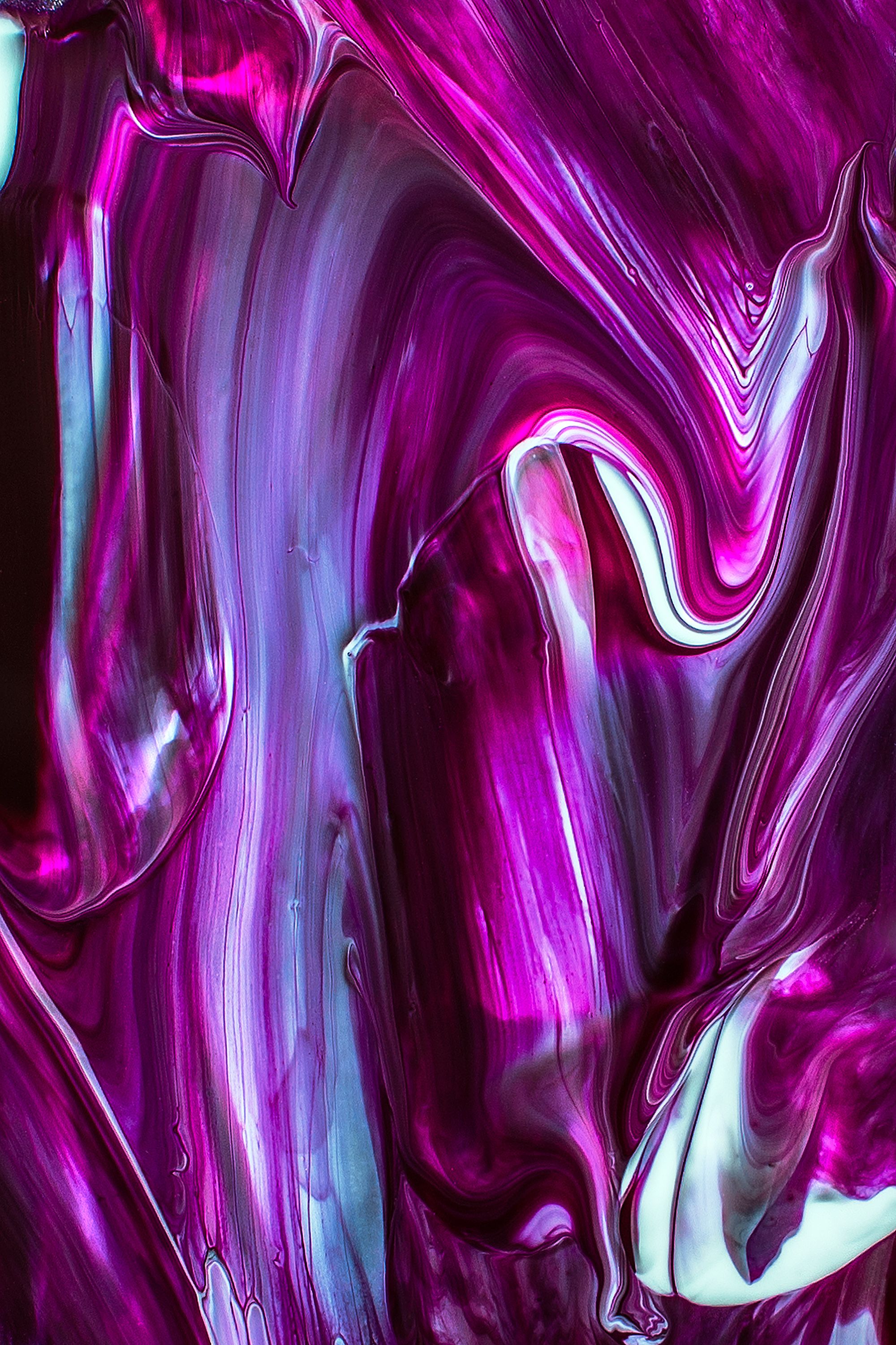 Astratto vernice fluida viola, 2000x3000 Verticale, Telefono
