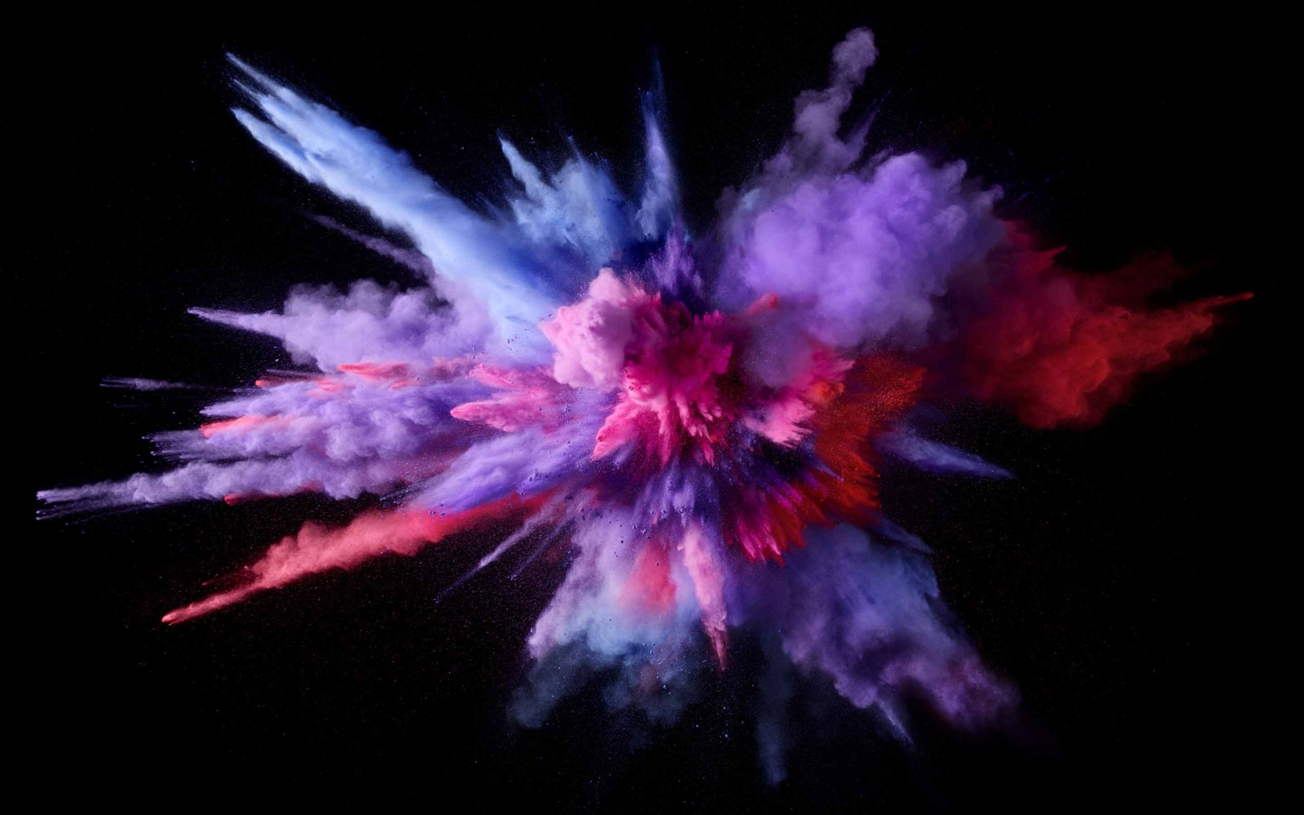 Esplosione di polvere colorata viola, 2560x1600 WQXGA, MacBook Pro