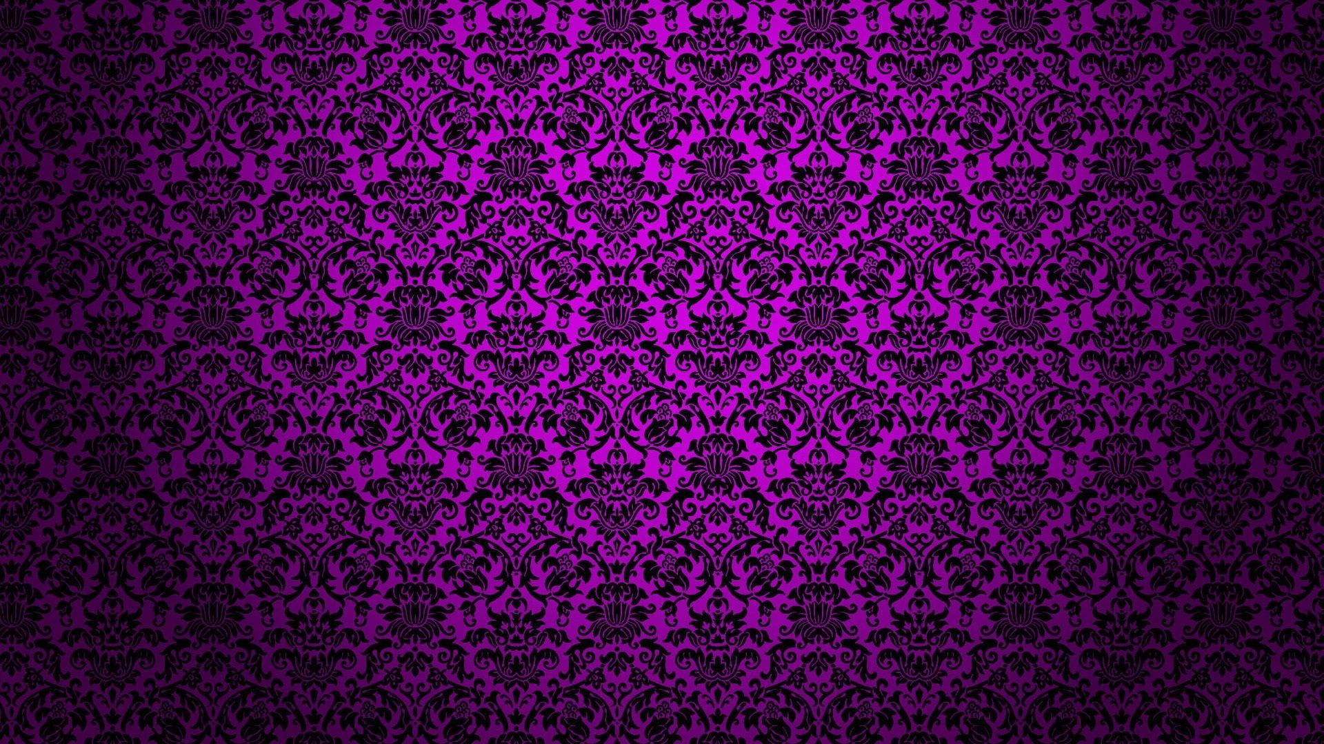 motivo damascato viola scuro, 1920x1080 Full HD 1080p, PC