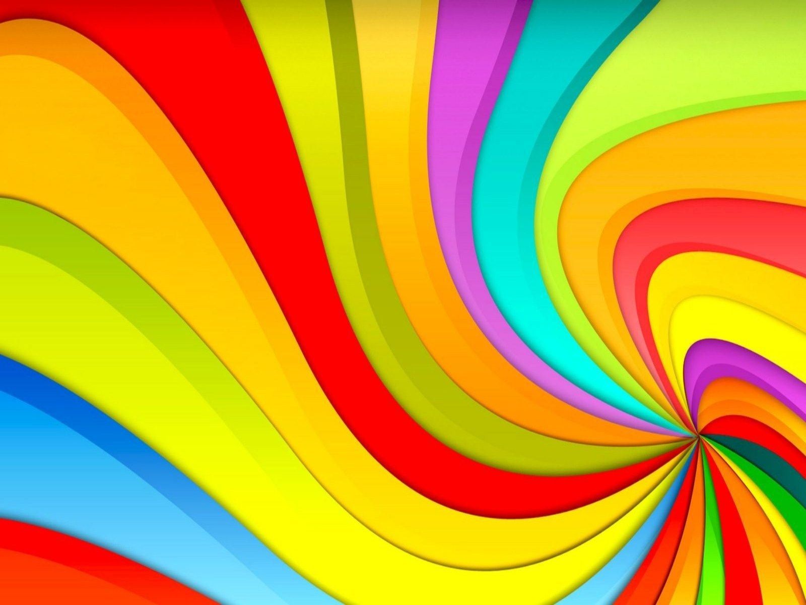 Onde colorate a spirale, 1600x1200 HD, Desktop