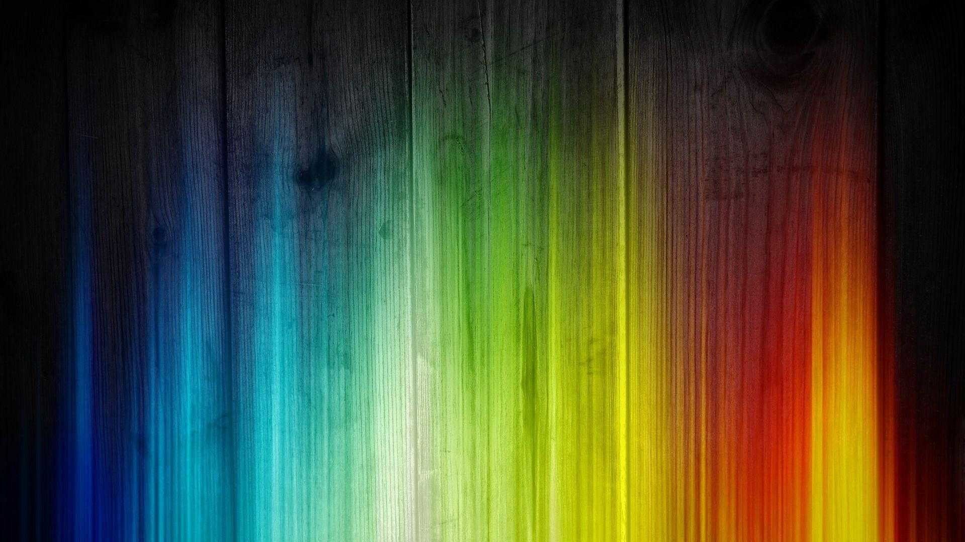 Assi legno arcobaleno colorate, 1920x1080 1080p, Laptop