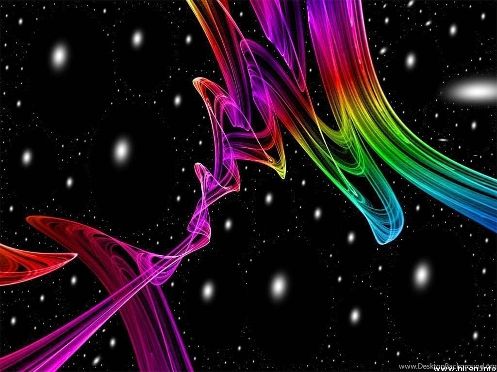 Onde arcobaleno nello spazio, 1024x768 HD, Desktop