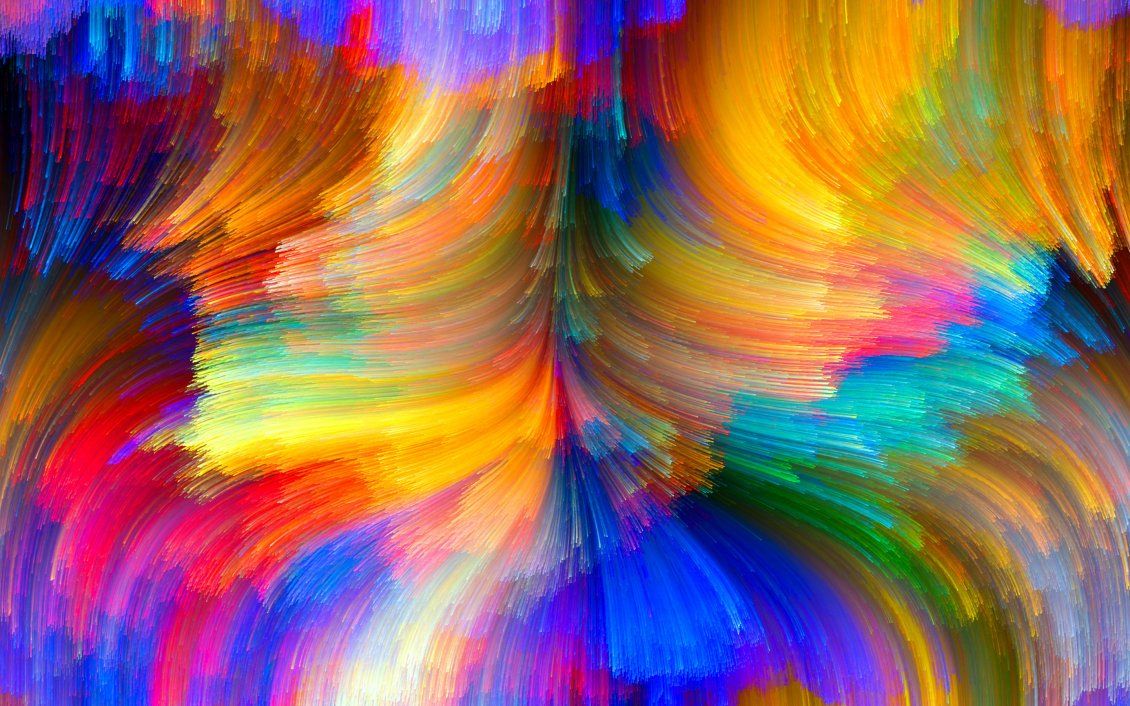 Sfondo astratto pennellate colorate, 1130x706 HD, Desktop