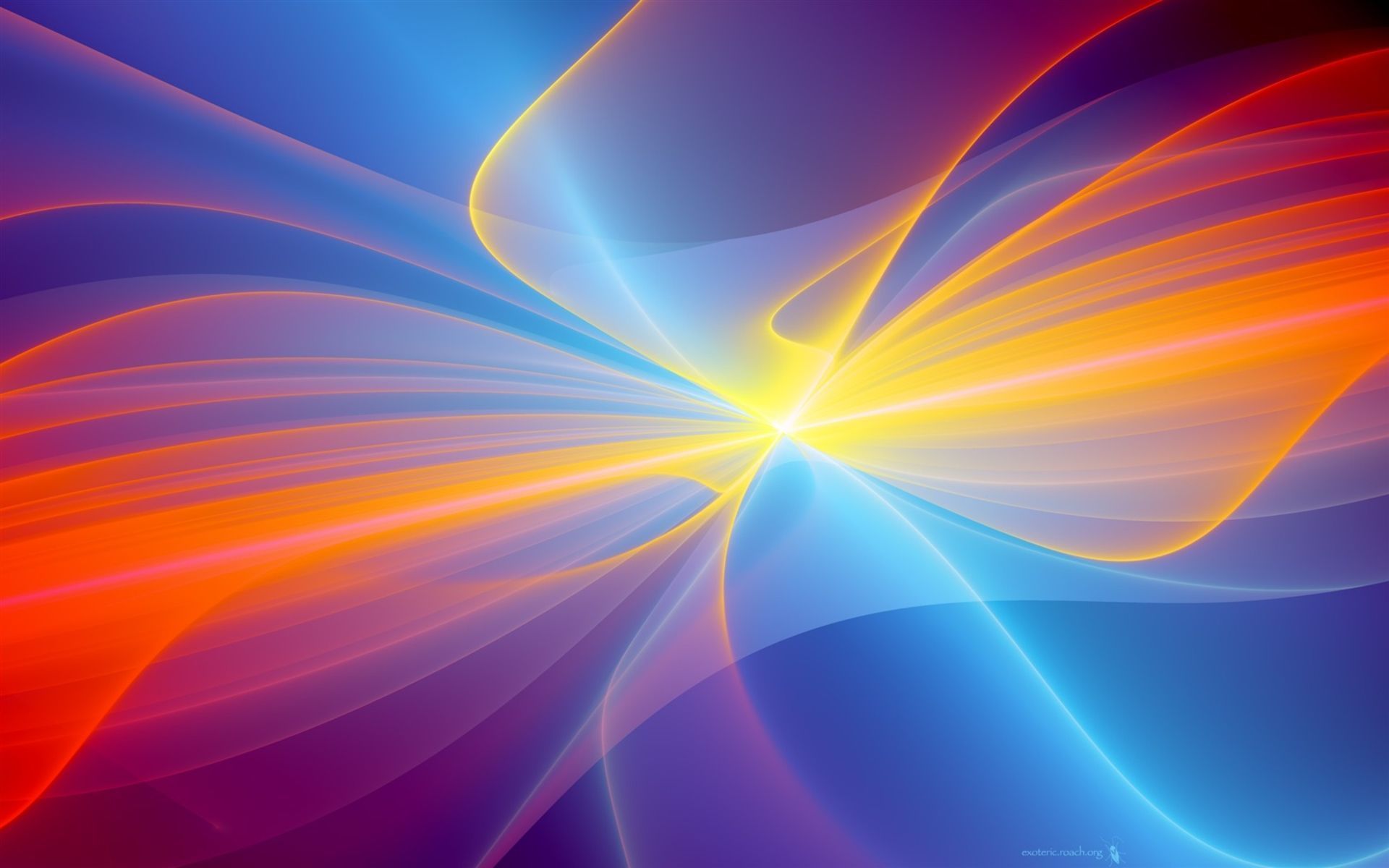 Onde astratte colorate luminose, sfondi Colorati, 1920x1200 WUXGA, Desktop