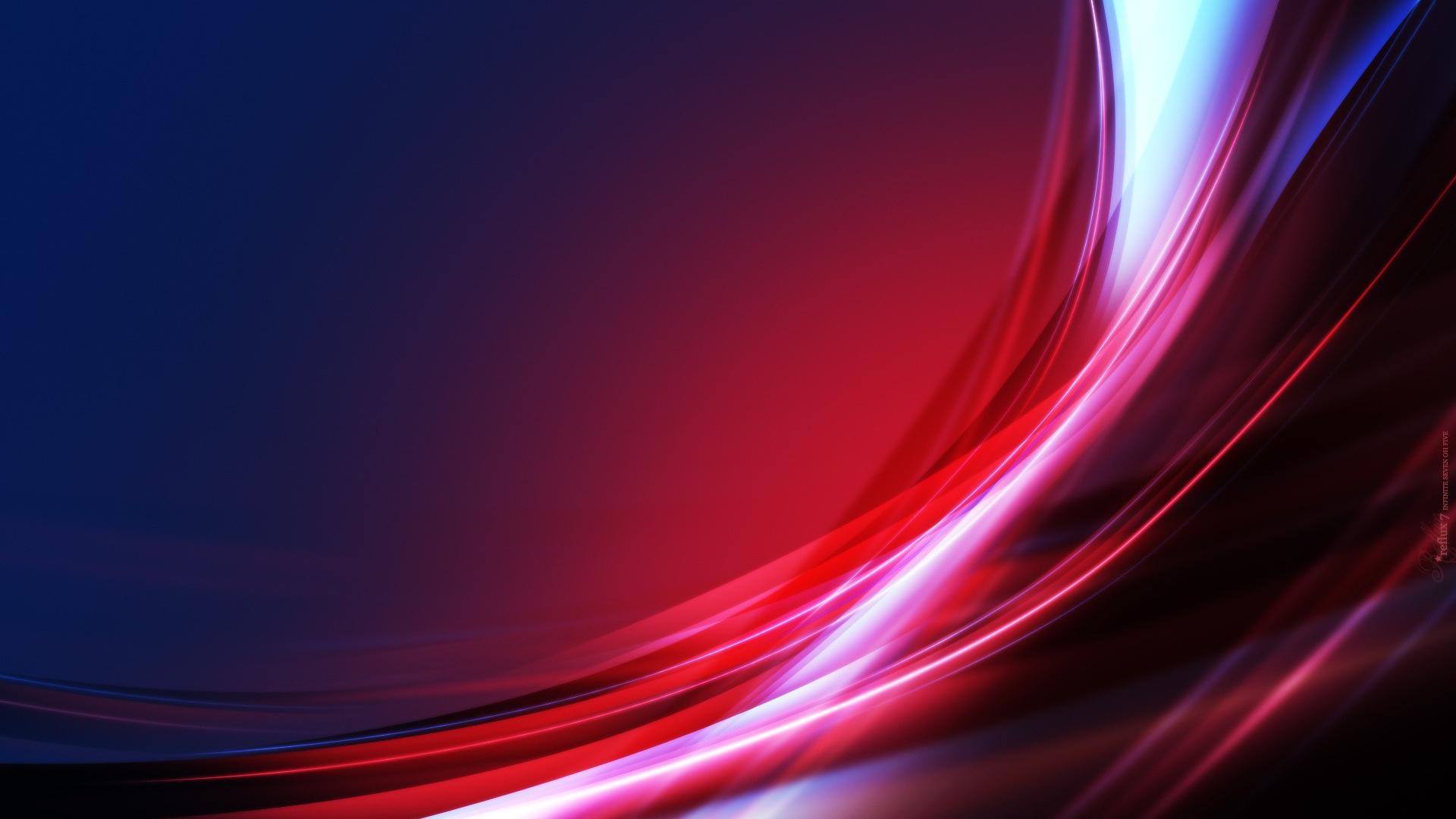 Onde astratte rosse e blu, sfondi Colorati, 1920x1080 Full HD, Desktop