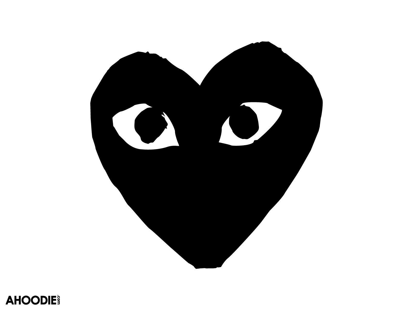 Cuore rosso occhi Comme des Garçons, 1080x2220 Verticale, OnePlus