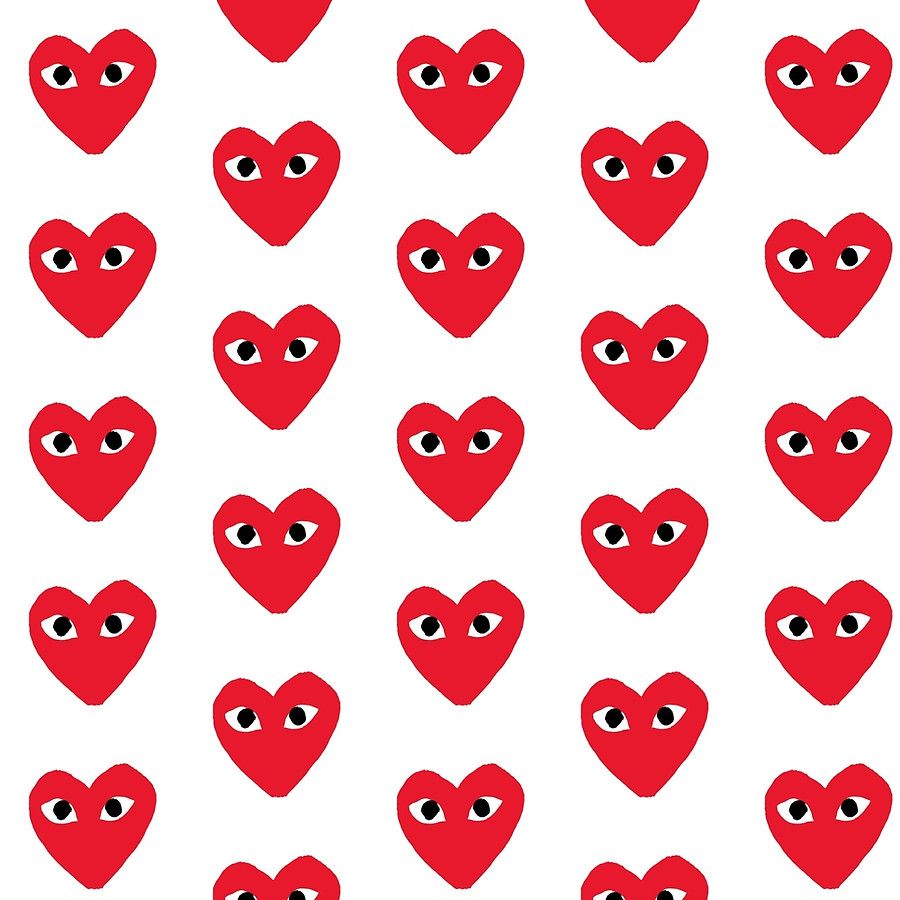 Cuori rossi Comme des Garçons, 900x900 HD, PC