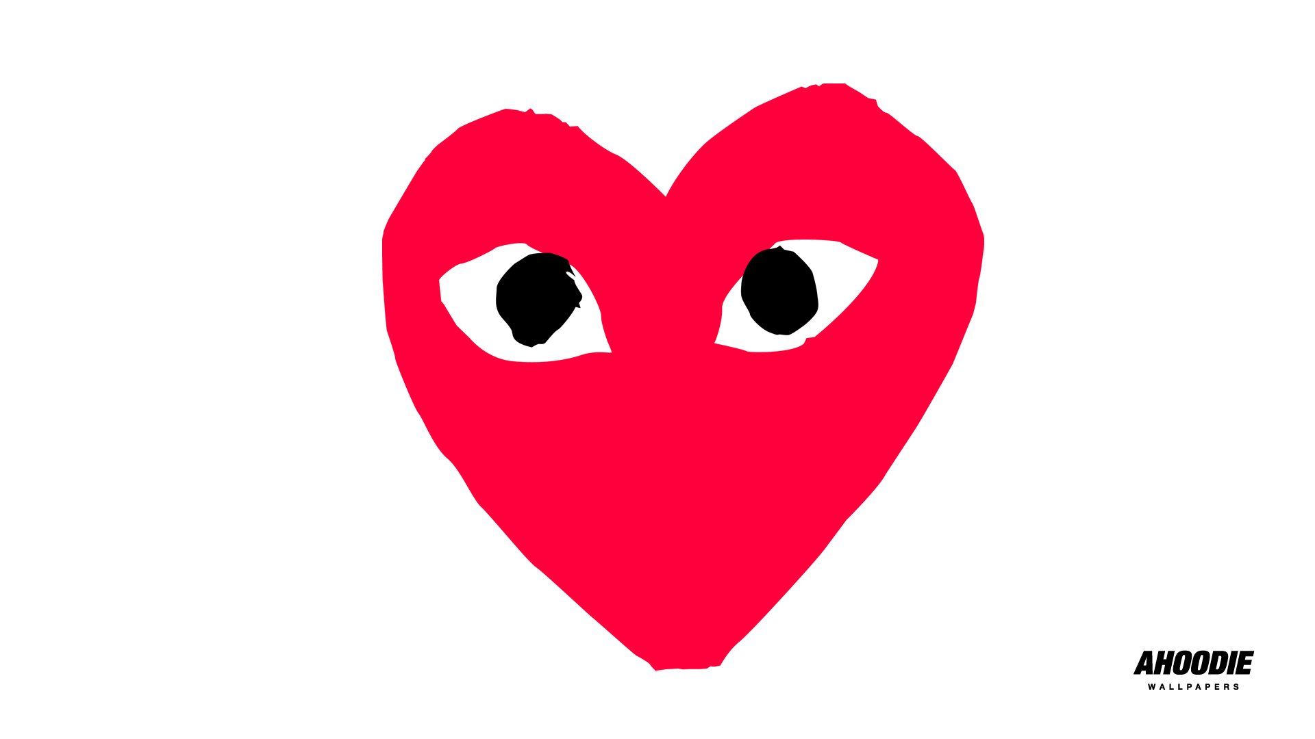 Cuore rosso Comme des Garçons, 1920x1080 Full HD, Laptop