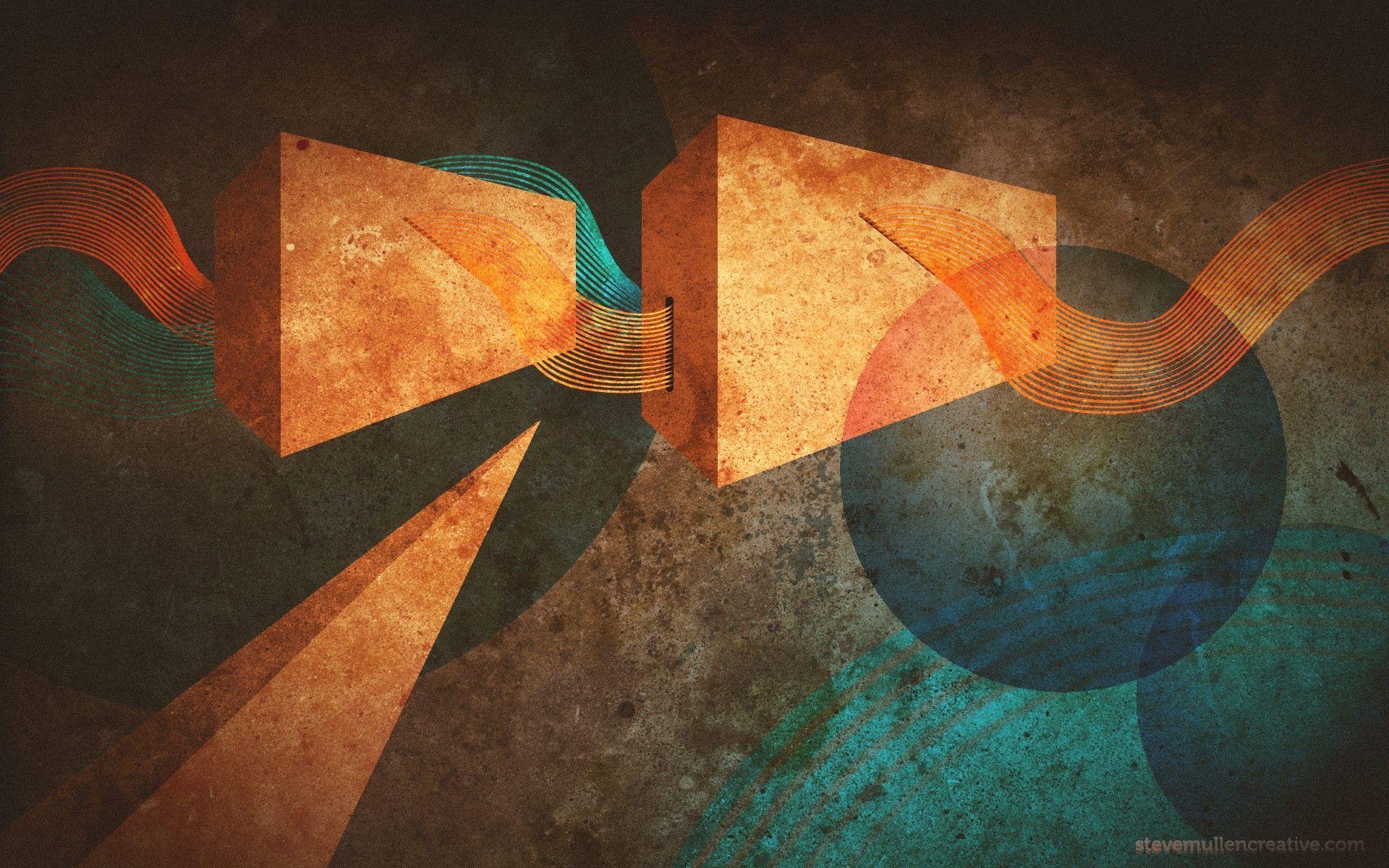 Triangoli geometrici blu turchese, 2880x1800 2K, PC