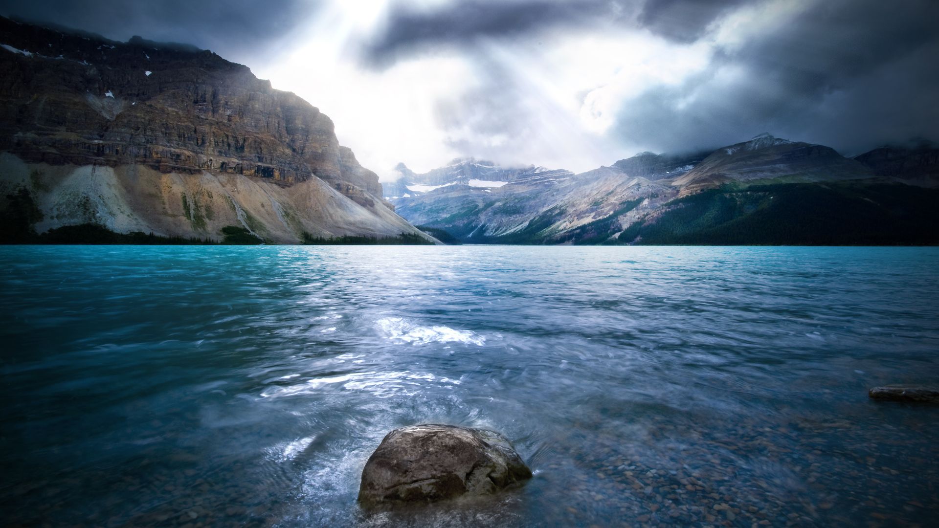 Lago montano acque turchesi, 1920x1080 Full HD 1080p, Desktop