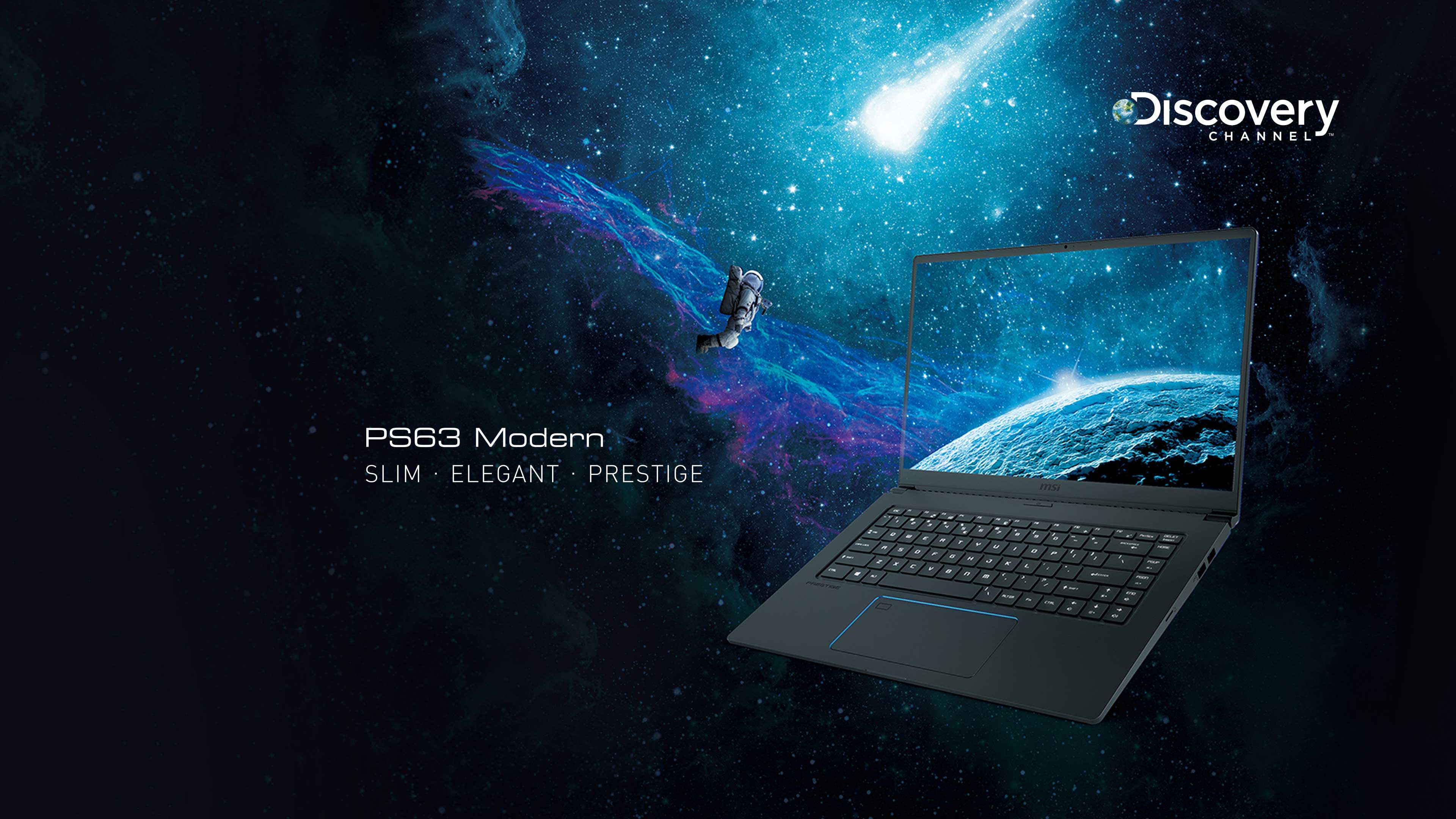 Laptop MSI spazio Discovery, hardware gaming, sfondi per Computer, 3840x2160 4K, PC Desktop