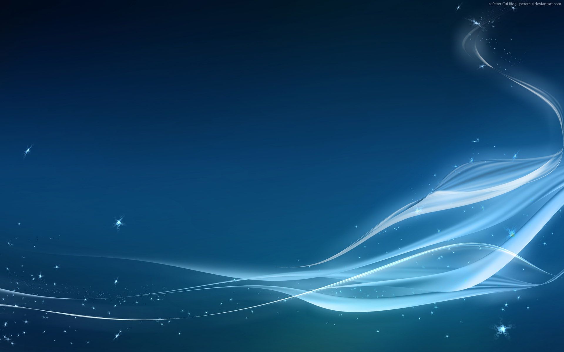 Onde astratte blu luminose, sfondi per Computer, 1920x1200 WUXGA, PC