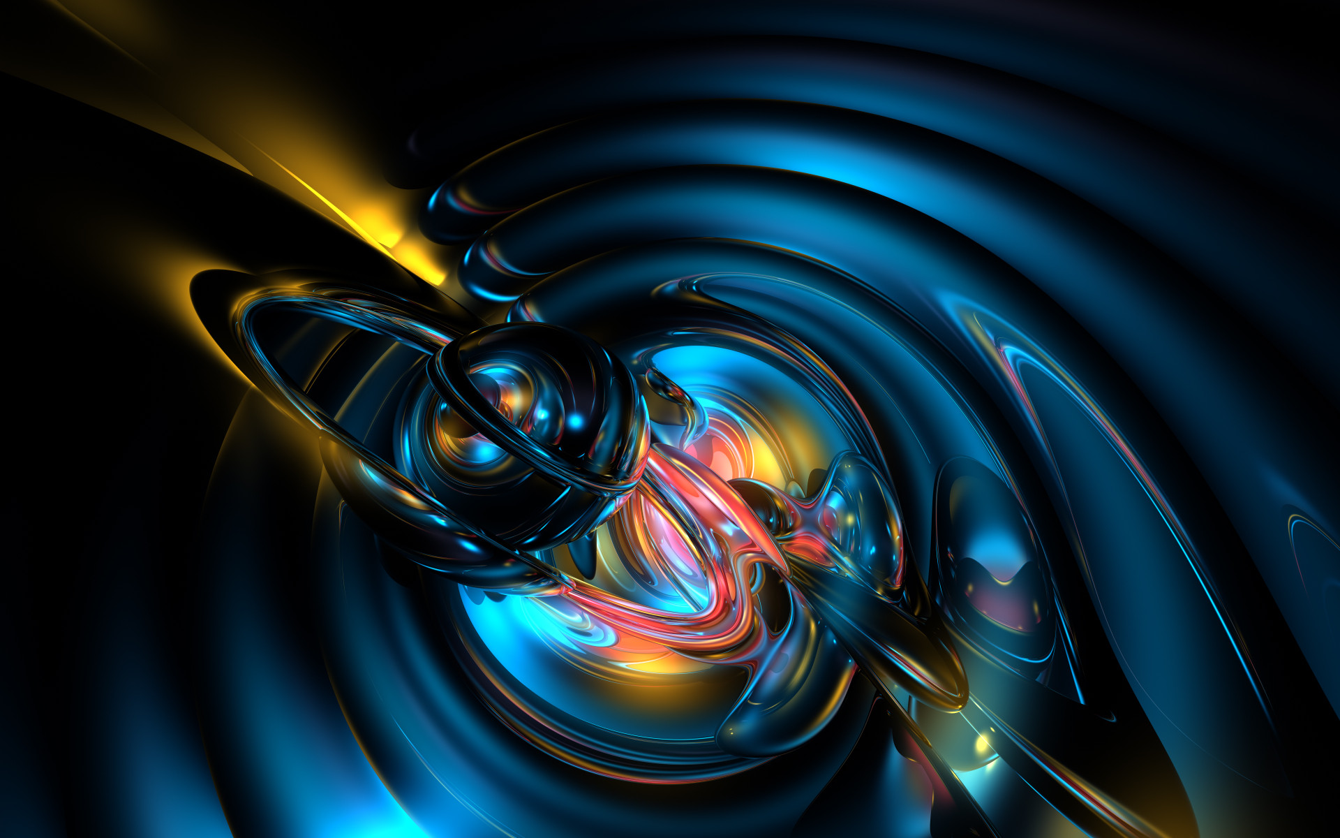Astrazione blu vortice digitale, sfondi per Computer, 1920x1200 Full HD+ WUXGA, Monitor Gaming